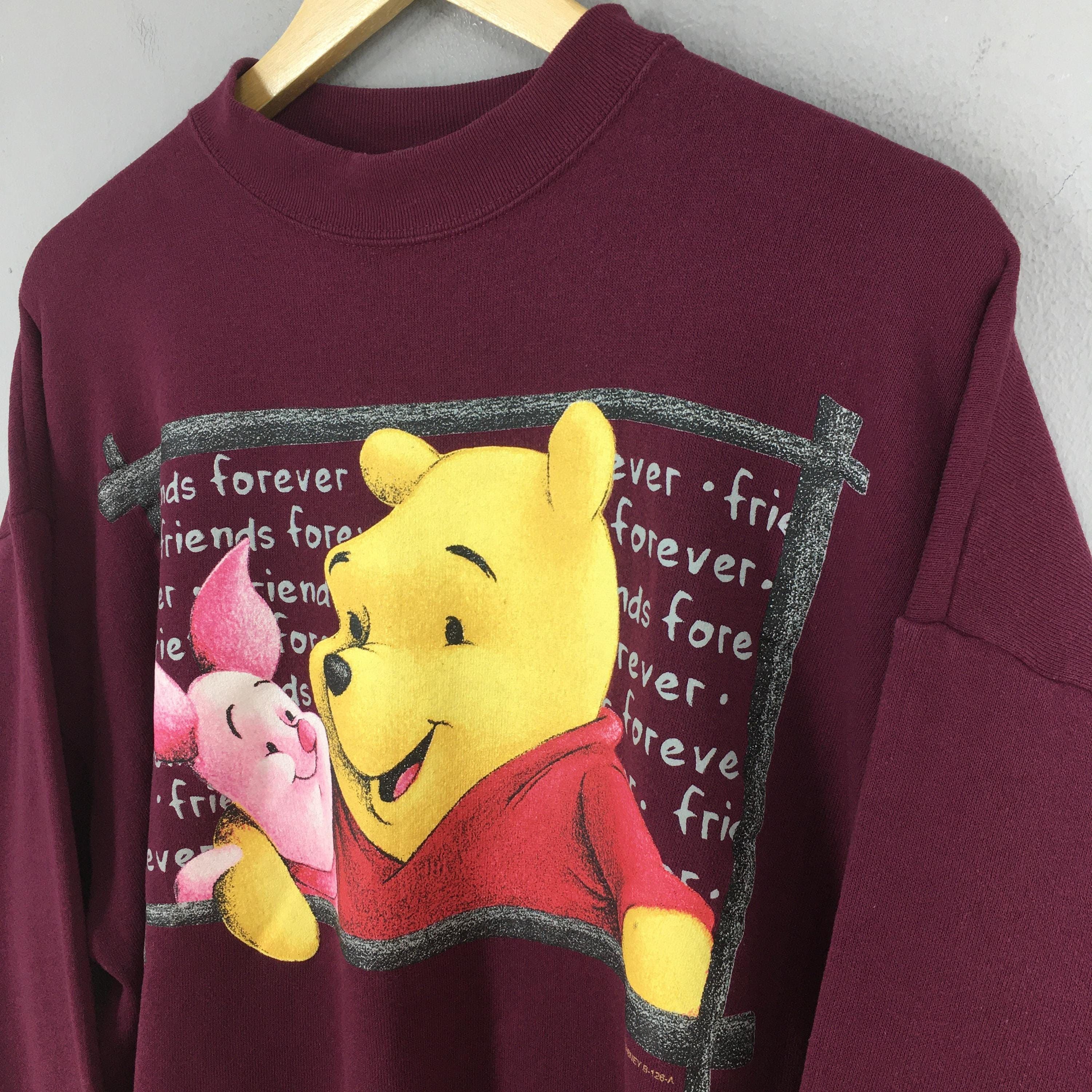 Cartoon Network Vintage 90s Winnie The Pooh Sweatshirt XLarge Size US XL / EU 56 / 4 - 3 Thumbnail