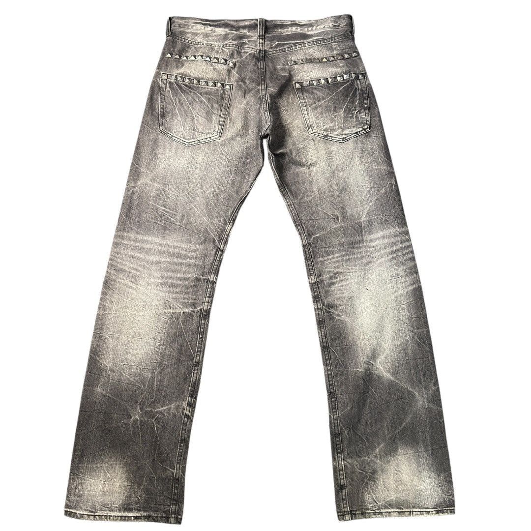 Hysteric Glamour Japanese Okayama Studded Distressed Denim LGB Hysteric Style Size US 34 / EU 50 - 3 Thumbnail