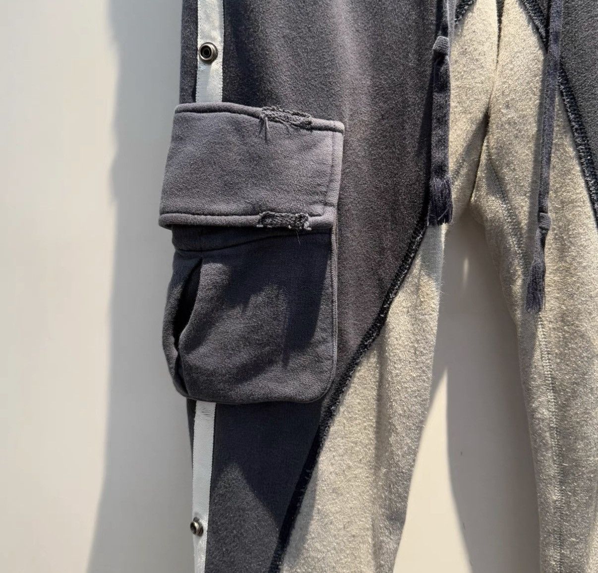 Greg Lauren Greg Lauren Artisanal Handcrafted Distressed Long Pants Size US 30 / EU 46 - 3 Thumbnail