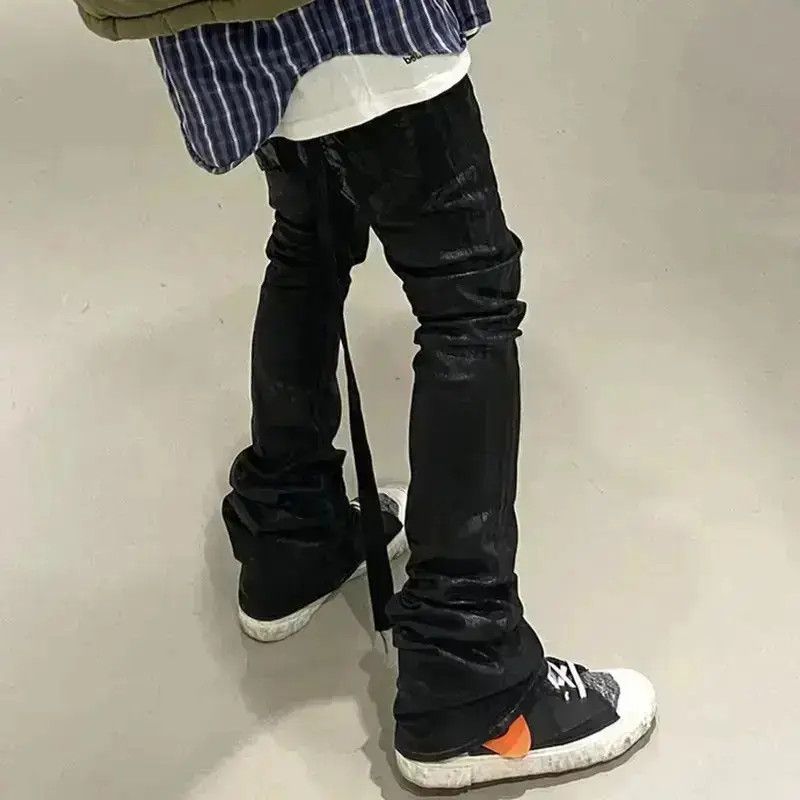Japanese Brand Y2K Flared Jeans Ribbons Straight Baggy Casual Pants Size US 30 / EU 46 - 1 Thumbnail