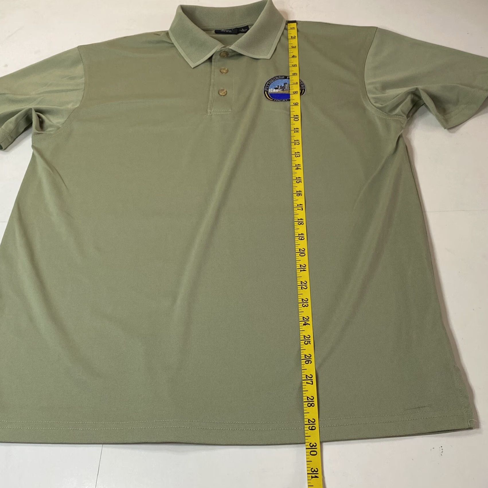 Vintage VINTAGE Pittsburgh Plumbers Local Union #27 Mens Polo Shirt L Green Made In USA Size US L / EU 52-54 / 3 - 6 Thumbnail