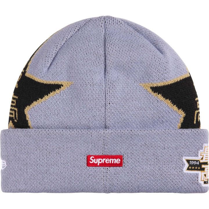 Supreme Supreme New Era Stars Beanie Lavender Size ONE SIZE - 5 Thumbnail