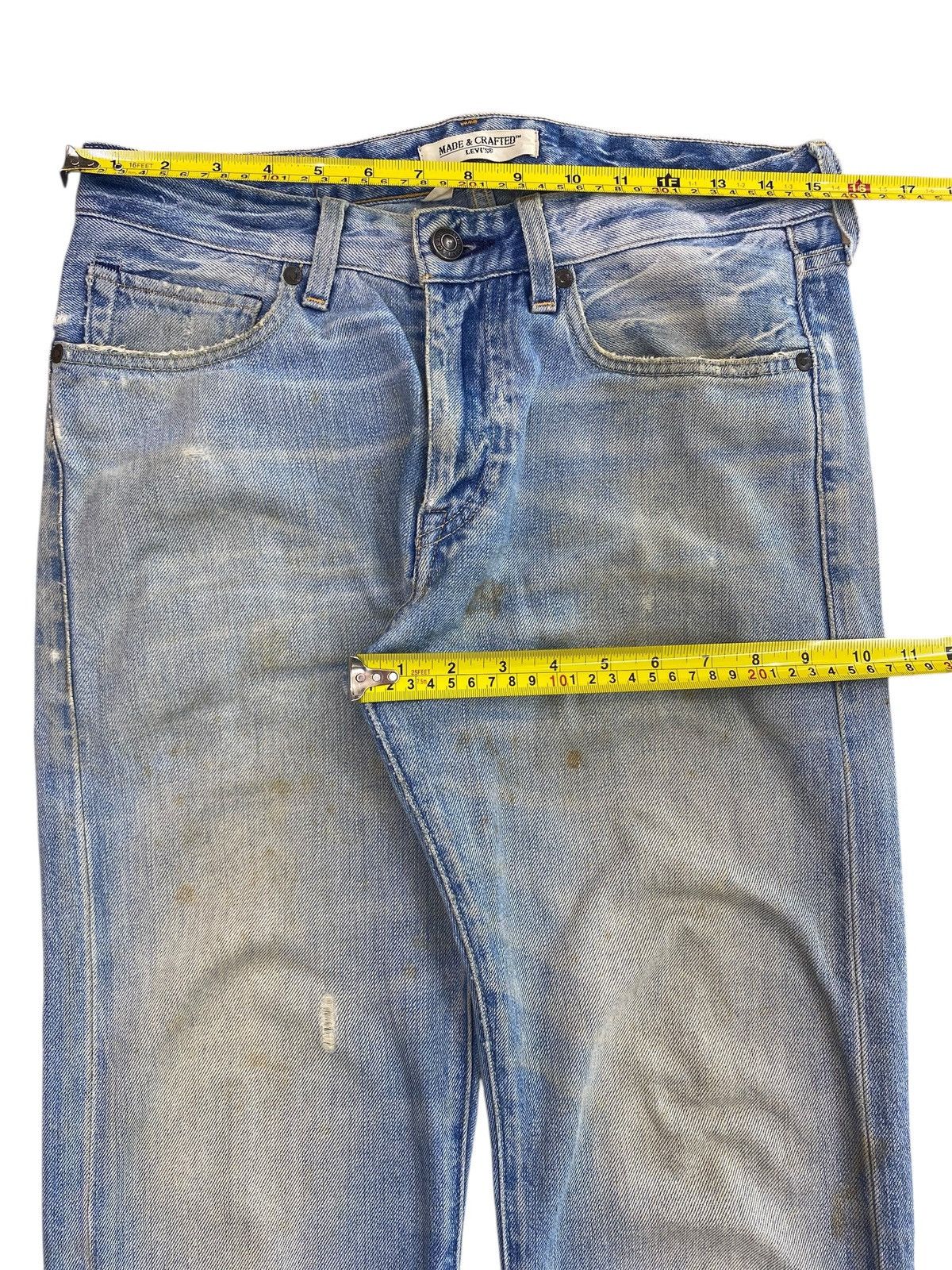 Levi's Made & Crafted Levi’s Made & Crafted Faded Blue Wash Style Soft Denim Size US 31 - 5 Thumbnail