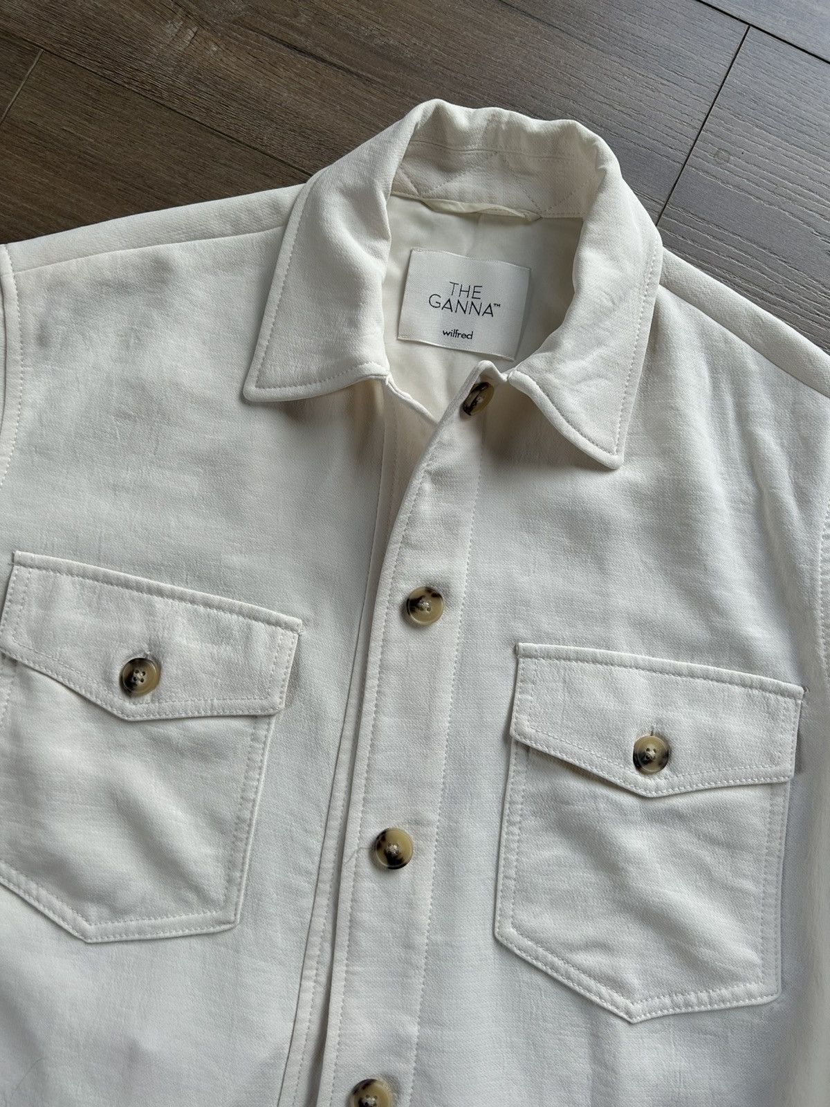 Aritzia Aritzia ecru shirt jacket oversized XS S M Size XS / US 0-2 / IT 36-38 - 4 Thumbnail