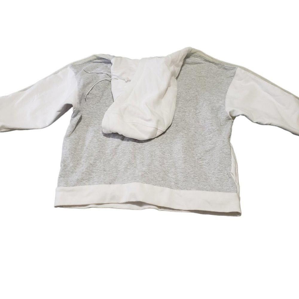 Designer CT391 Betsy Johnson White & Gray Ladies Hoodie Jacket S Size S / US 4 / IT 40 - 2 Thumbnail