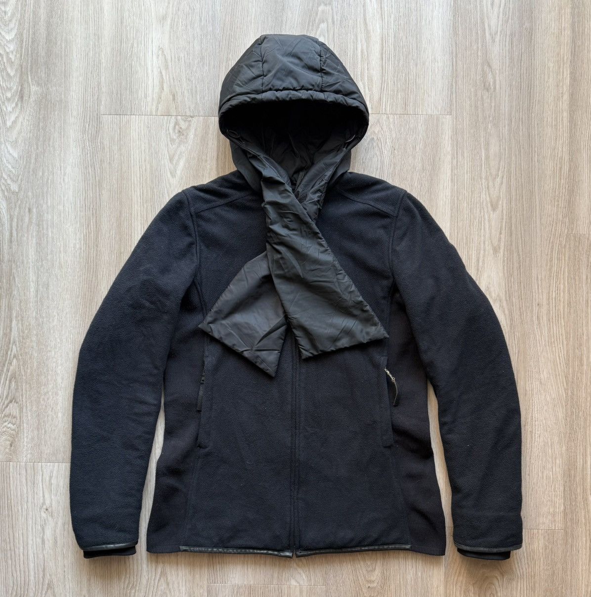 PRADA archive Cotton Zip Up Blouson Grey Prada Hoodie Size M