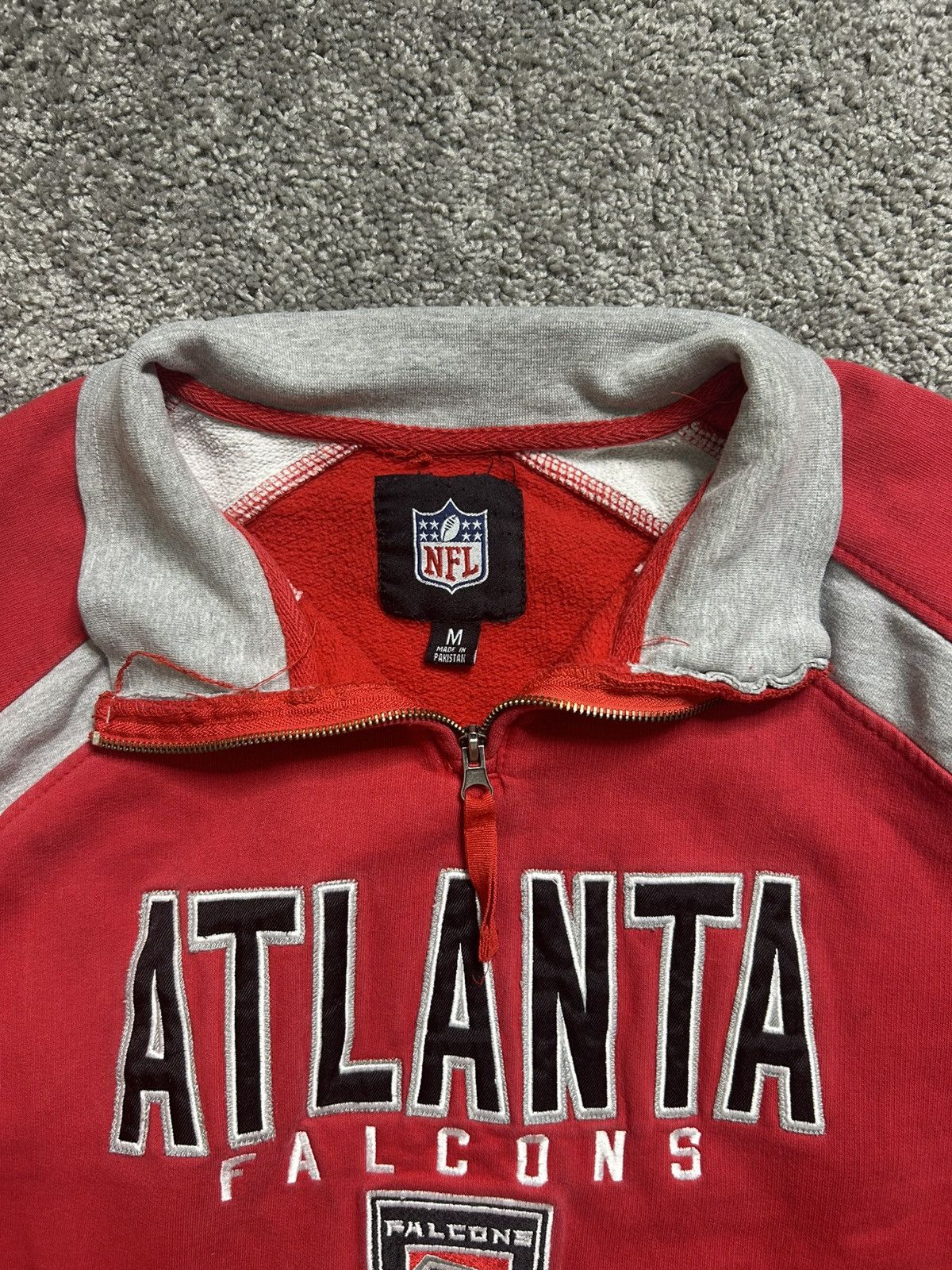 NFL Vintage 90s NFL Atlanta Falcons Quarter Zip Size US M / EU 48-50 / 2 - 3 Thumbnail