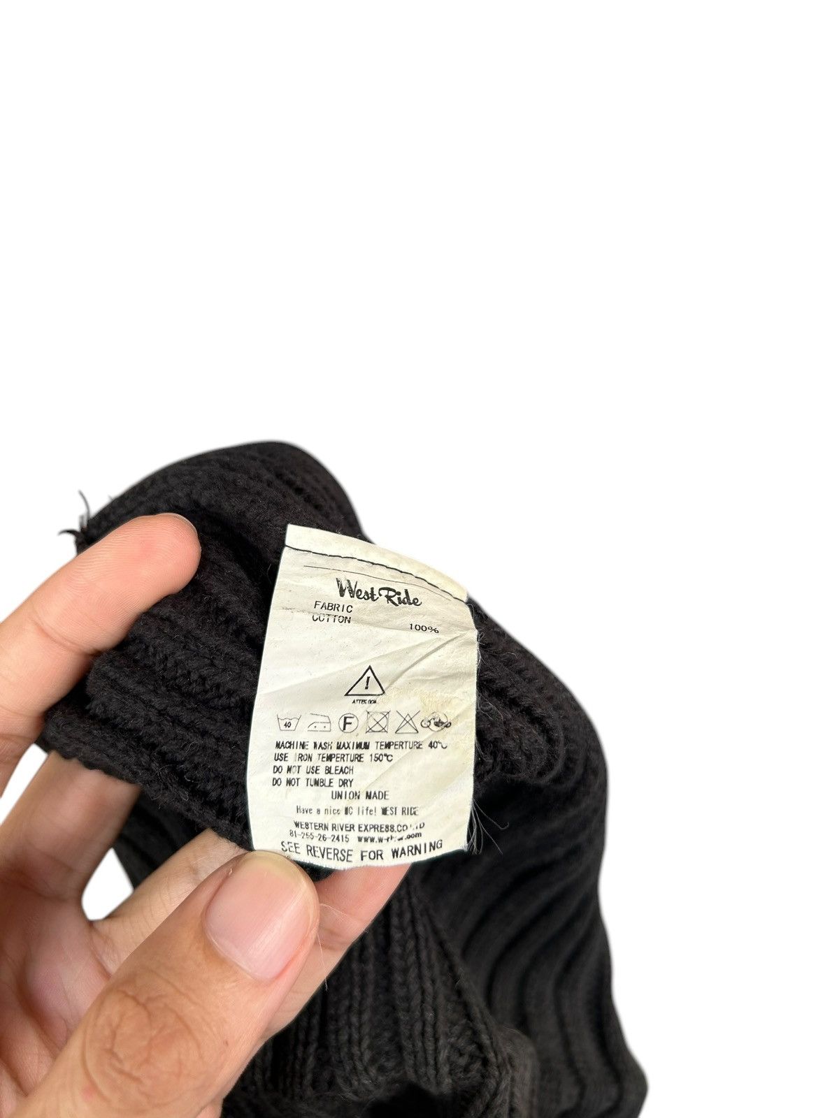 Japanese Brand × Kapital × Vintage Sunfaded Made in Japan west ride Beanie Hats Size ONE SIZE - 11 Thumbnail