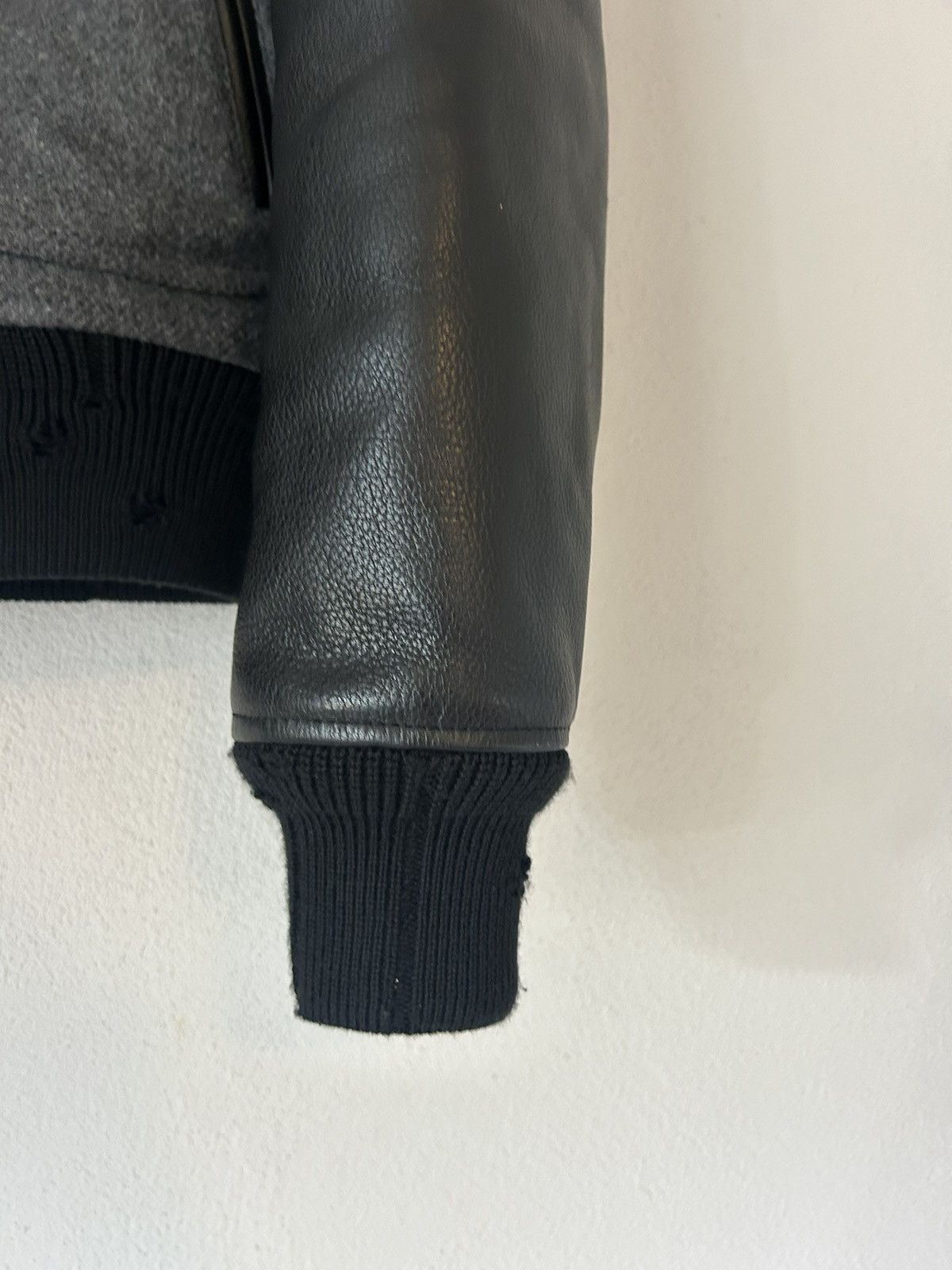 Givenchy Buffalo Leather & Wool ‘Who Dares Wins’ Varsity Jacket Size US L / EU 52-54 / 3 - 6 Thumbnail