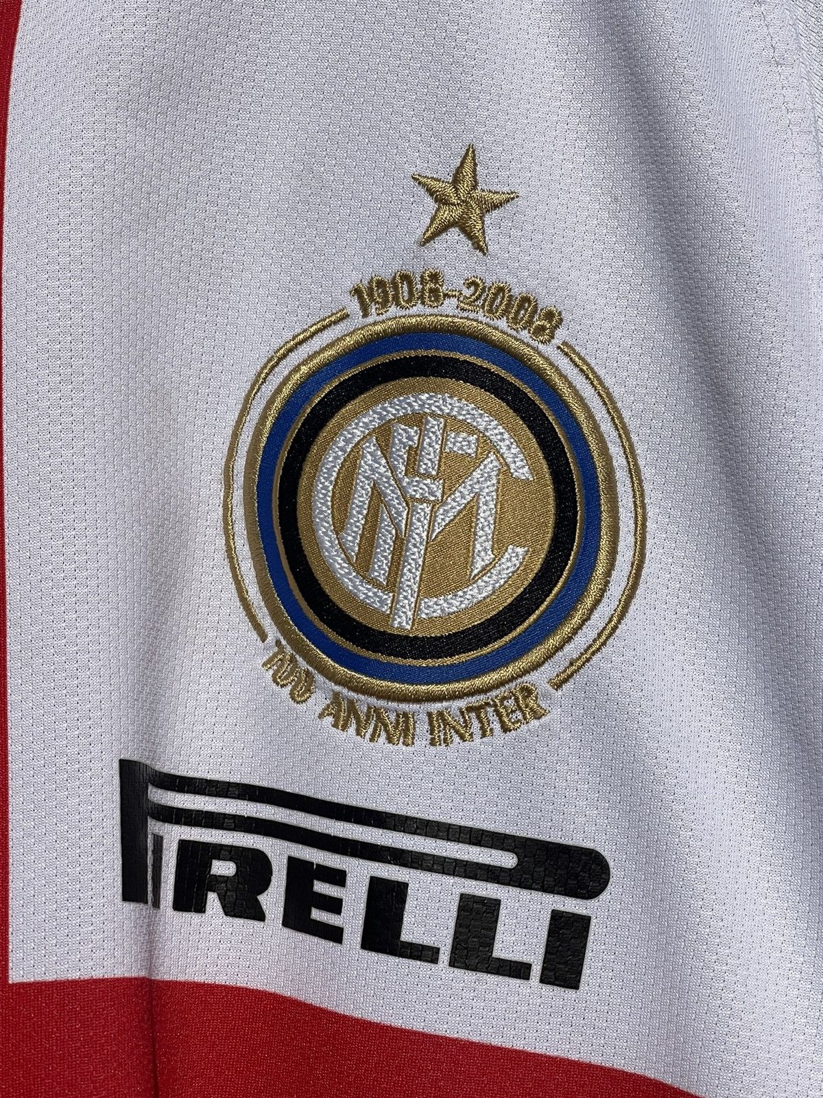 Nike × Vintage 2008 Nike Inter 100 year anni vintage cross soccer jersey Size US XL / EU 56 / 4 - 6 Thumbnail