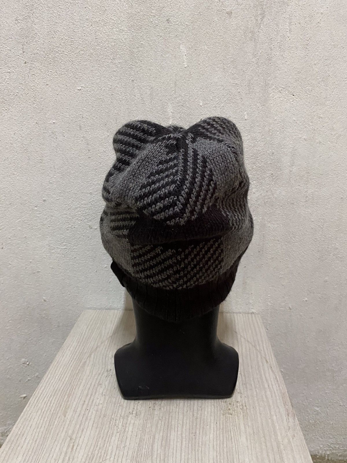 Japanese Brand × Vintage Japanese Brand Checked Visor Beanie Hat Size ONE SIZE - 4 Thumbnail
