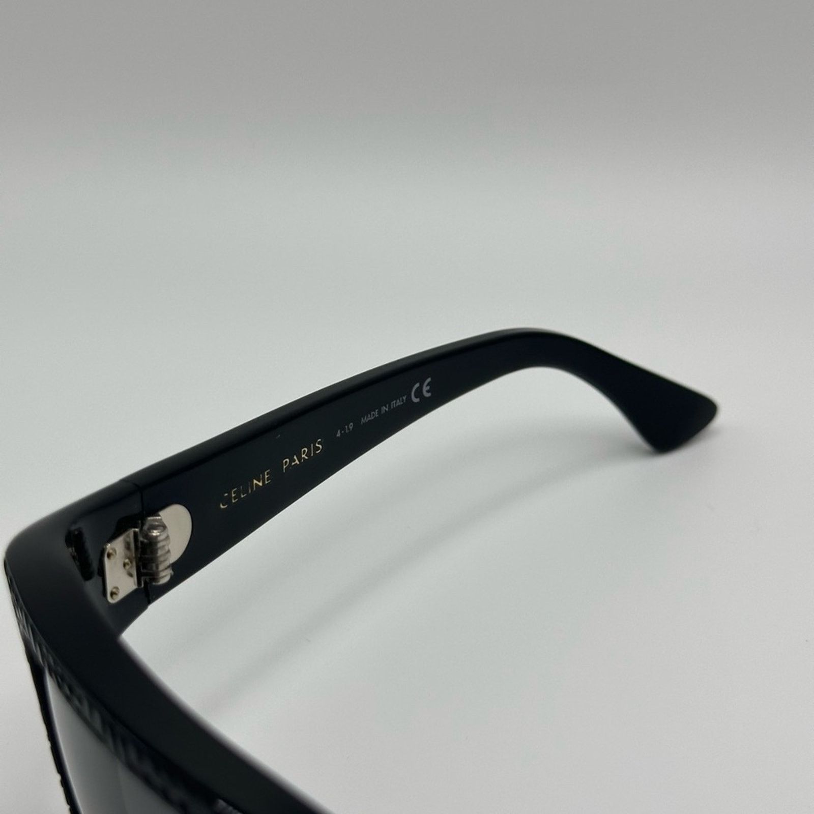 Celine BRAND NEW CELINE CL4079IL 02A Black Square Unisex Sunglasses Size ONE SIZE - 4 Thumbnail