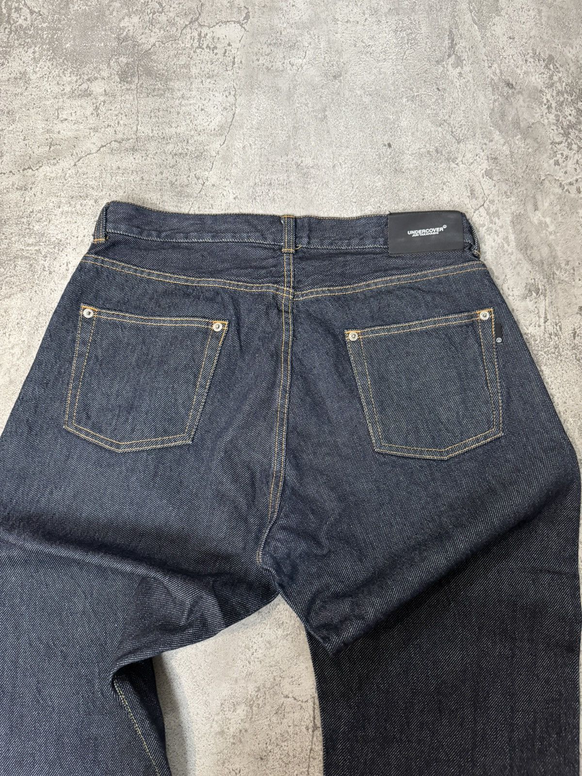 Undercover UNDERCOVER BLUE JEANS WITH CHAIN STITCHING Size US 31 - 7 Thumbnail