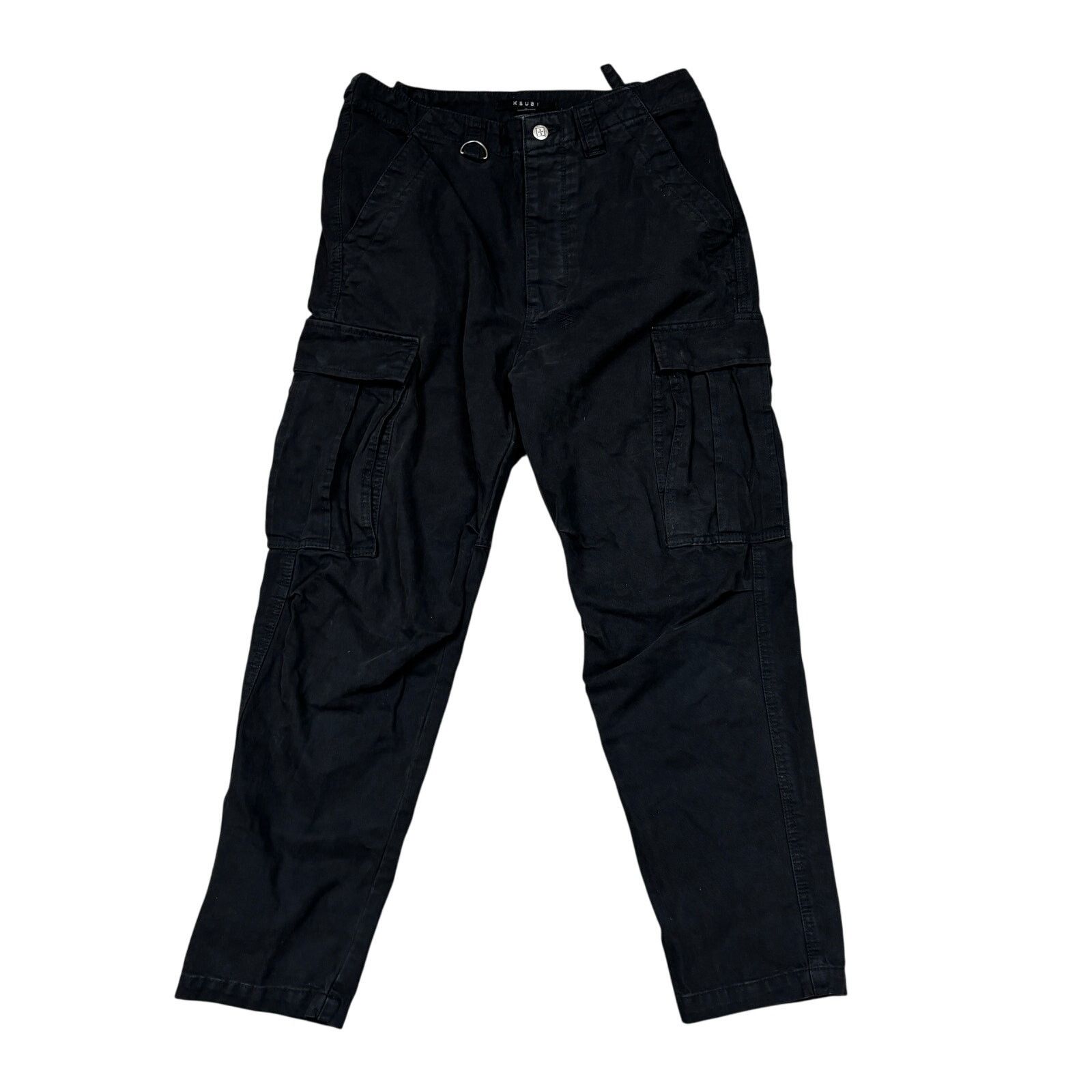 Ksubi Ksubi Kraft Cargo Black Pants Men's 31x26 Streetwear Skater Size US 31 - 1 Thumbnail