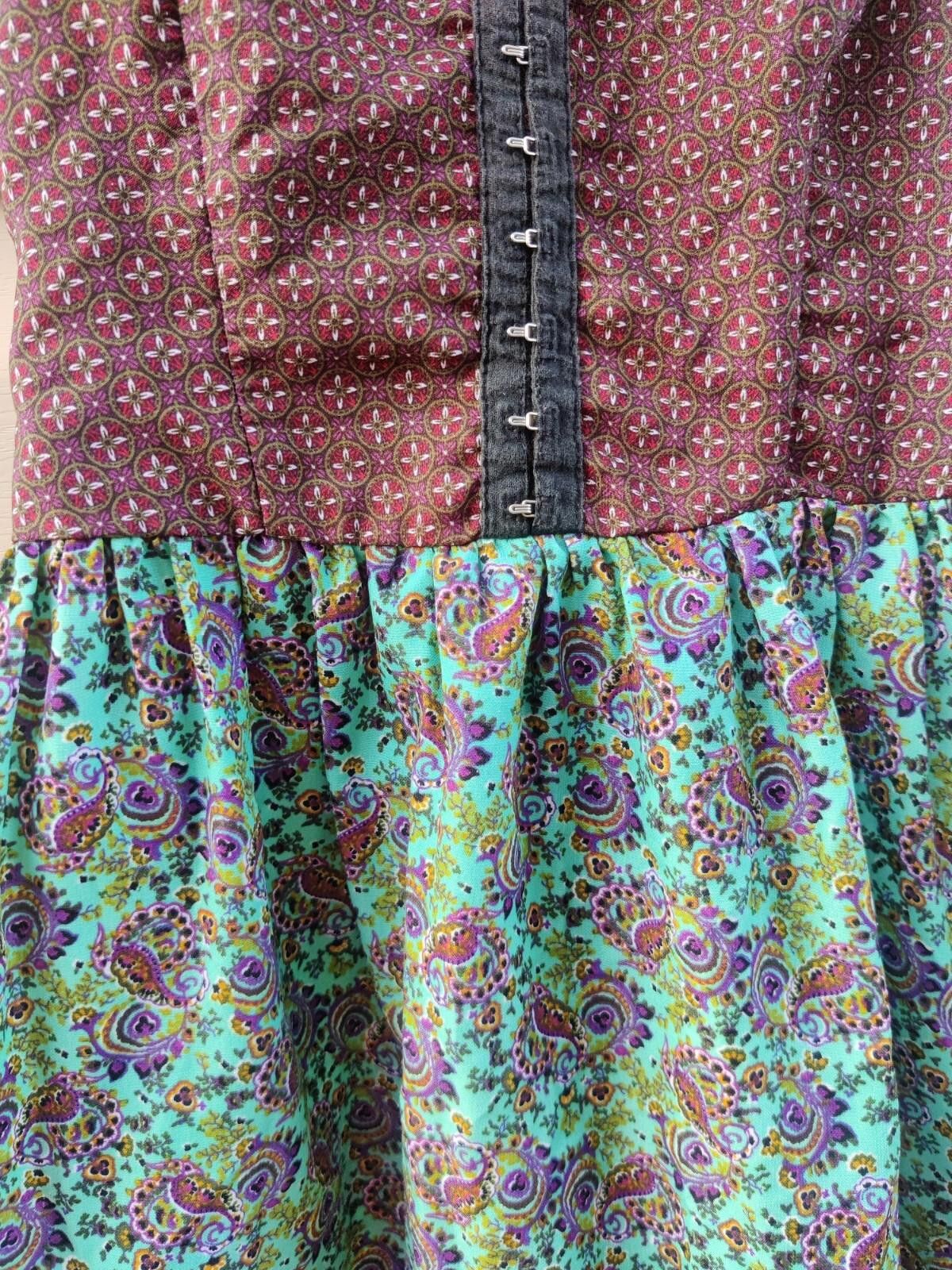 Other Xhilaration Dress Juniors Size Small S Brown Bodice with Tea Size S / US 4 / IT 40 - 5 Thumbnail