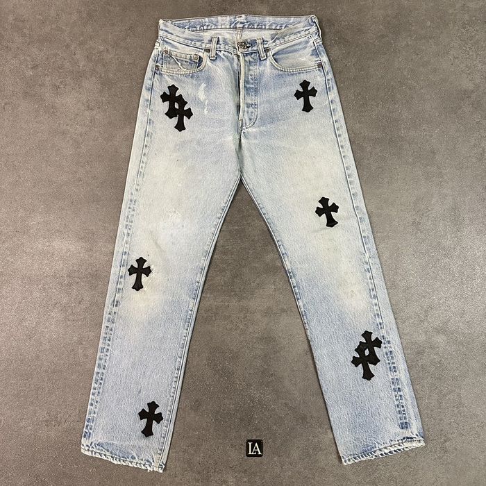 Chrome Hearts Chrome Hearts Denim Cross Patch Jeans