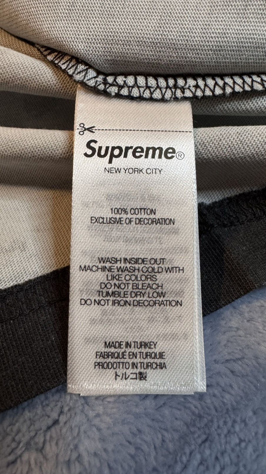 Misfits × Supreme Supreme x Misfits Medium S/S Top Blue Size US M / EU 48-50 / 2 - 7 Thumbnail