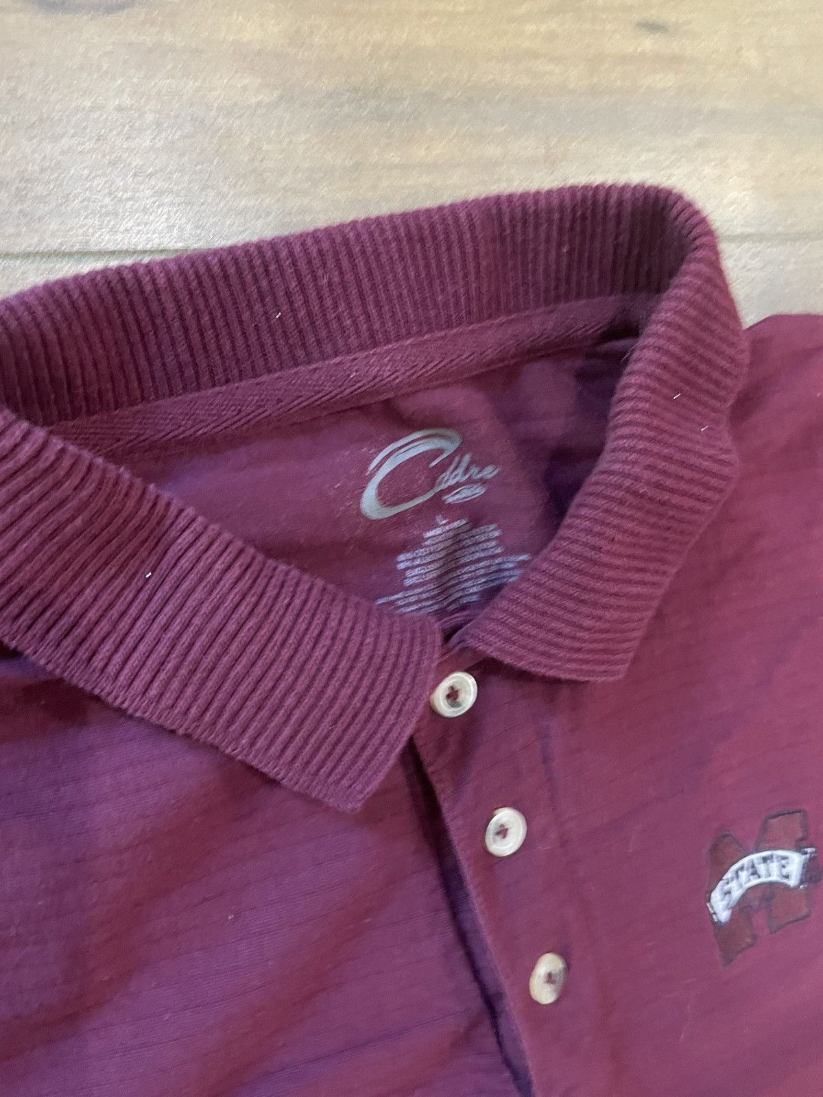 Salem Sportswear 90s Mississippi State Polo Size US L / EU 52-54 / 3 - 3 Thumbnail