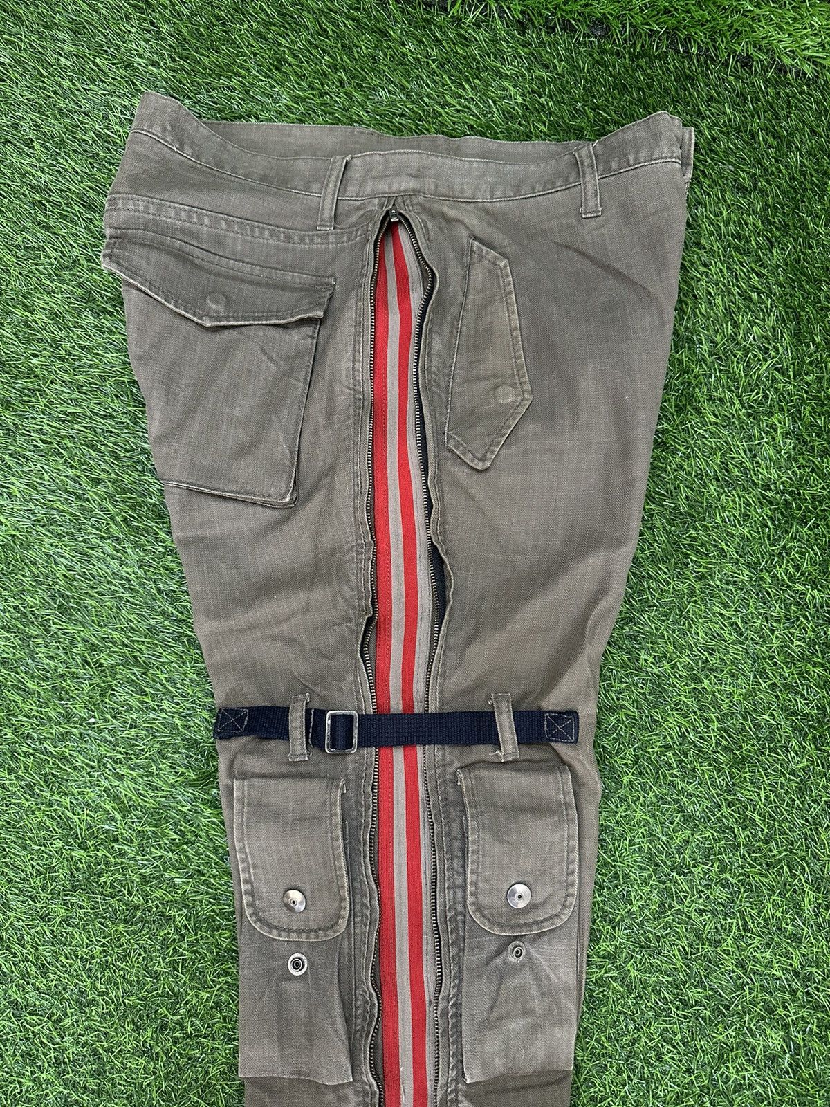 PPFM PPFM Long Zipper Bondage Punk Multi Pocket Tactical Pants Size US 32 / EU 48 - 21 Thumbnail