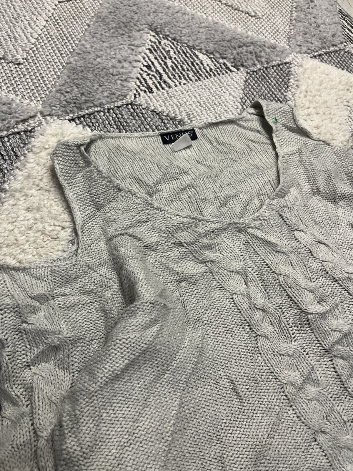 Japanese Brand × Vintage Vintage Grey Sweater Size US XL / EU 56 / 4 - 2 Thumbnail