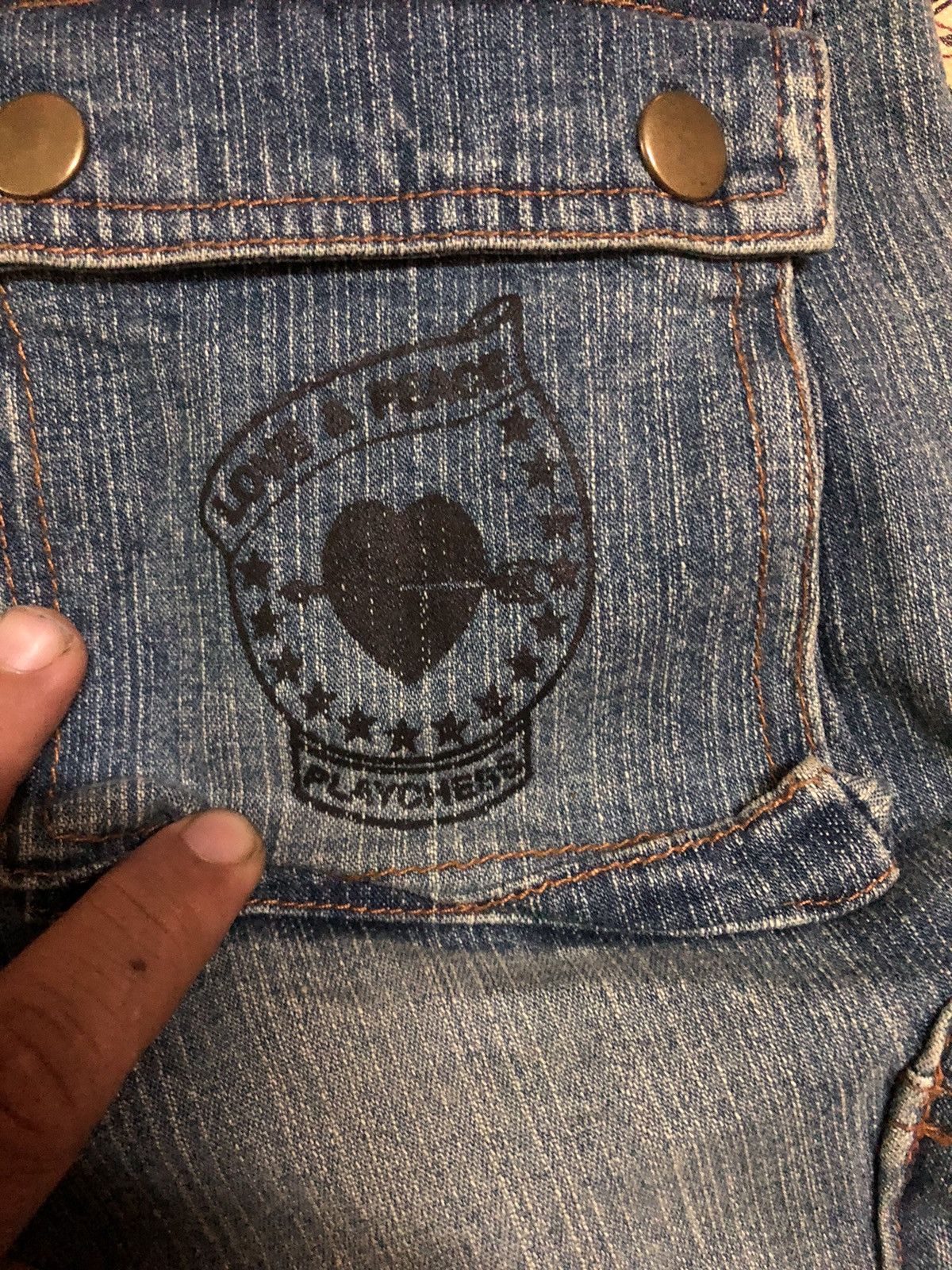 If Six Was Nine × Japanese Brand × Le Grande Bleu (L.G.B.) Flare Cargo Denim Pants Size 27" / US 4 / IT 40 - 3 Thumbnail