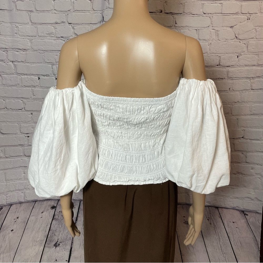 Young Fabulous & Broke NWT New Young Fabulous & Broke Off Shoulder White Yacht Top Size S / US 4 / IT 40 - 5 Thumbnail