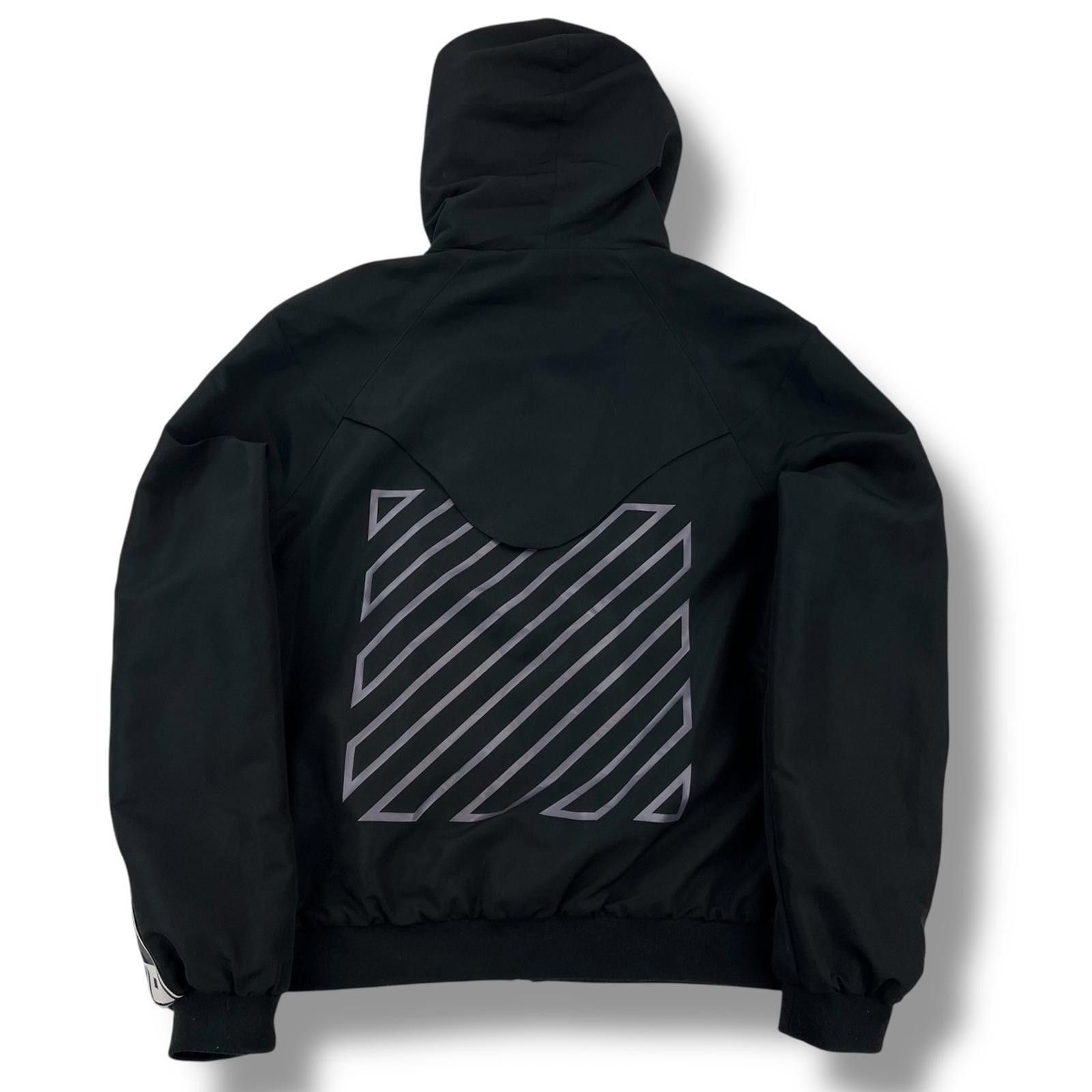 Off-White Off-White Black Windbreaker Jacket Size US M / EU 48-50 / 2 - 2 Thumbnail