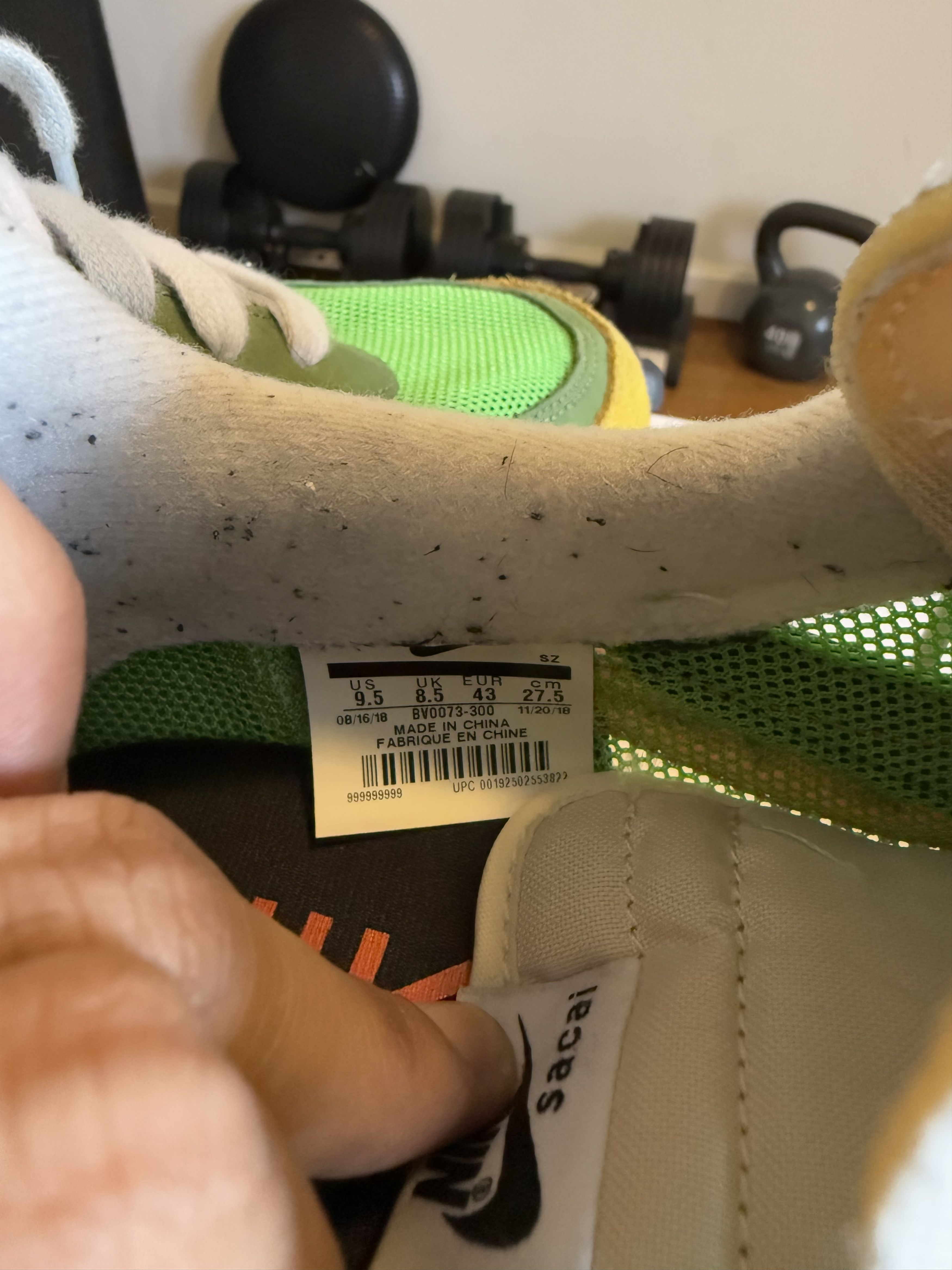 Nike × Sacai Nike x Sacai LD Waffle Green/Yellow 9.5 Size US 9.5 / EU 42-43 - 7 Thumbnail