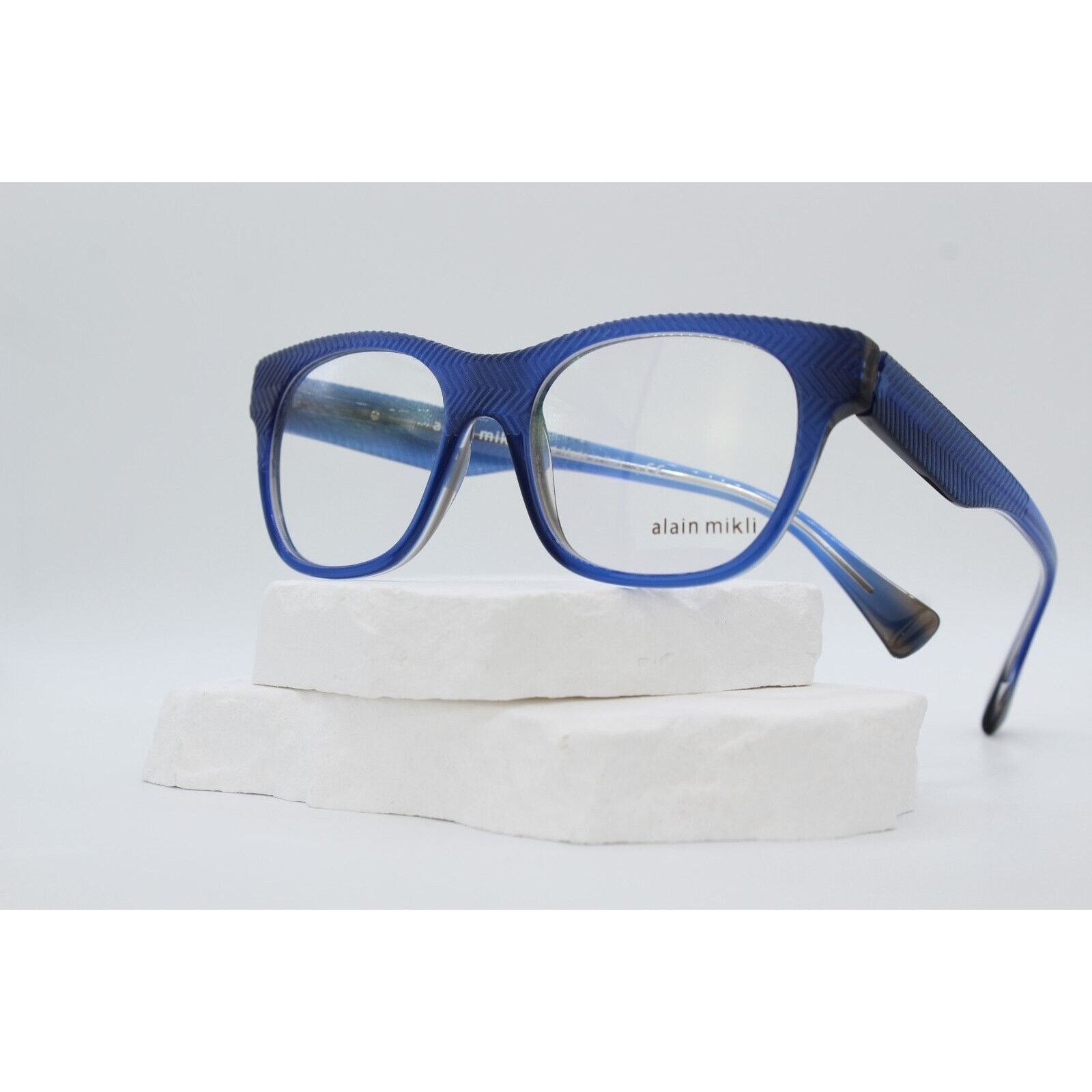 Alain Mikli Alain Mikli A03025 3413 Eyeglasses - Denim Blue Size ONE SIZE - 1 Thumbnail