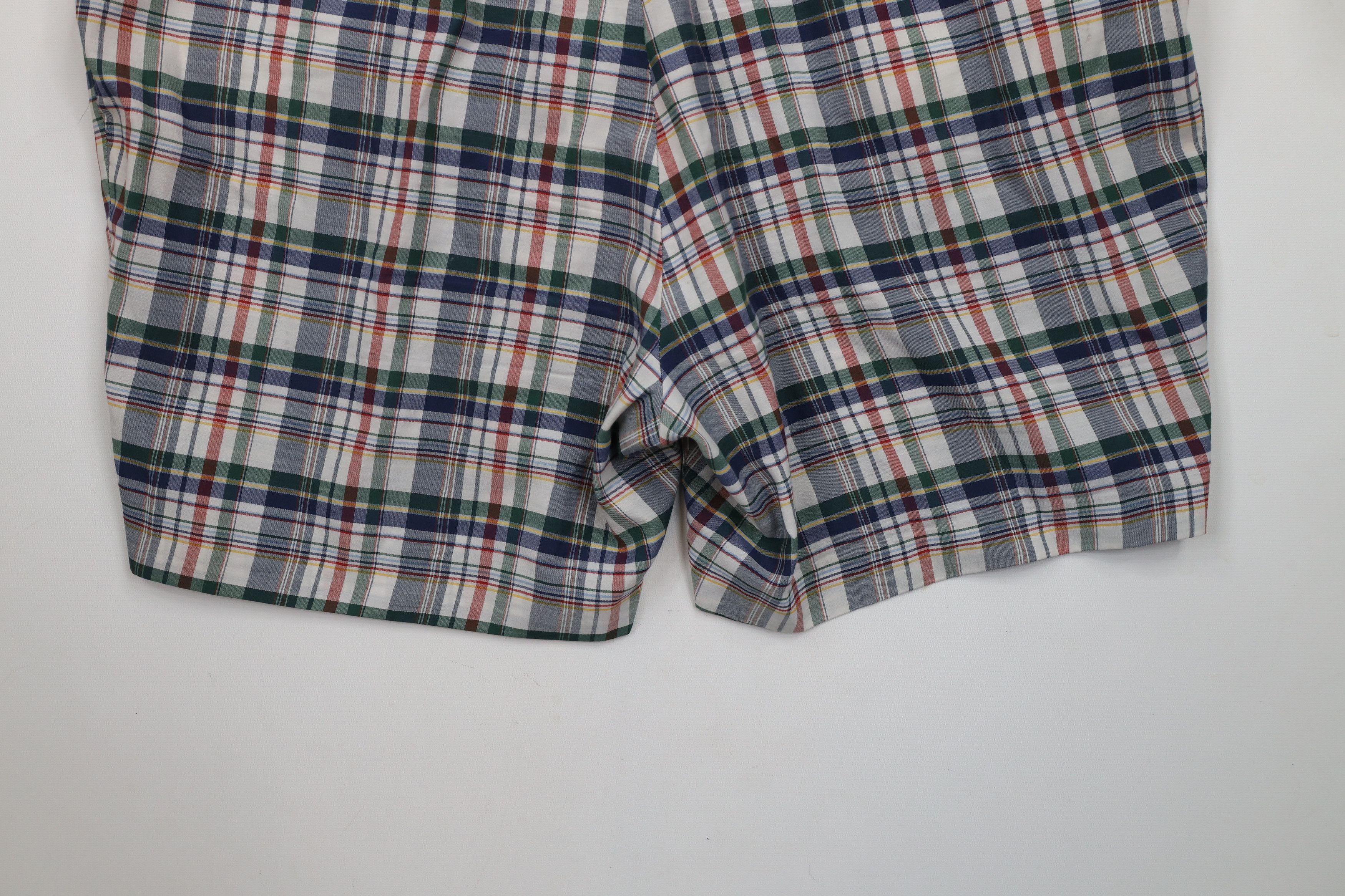 Vintage Vintage 90s Streetwear Plaid Above Knee Chino Shorts USA Size US 40 / EU 56 - 11 Thumbnail