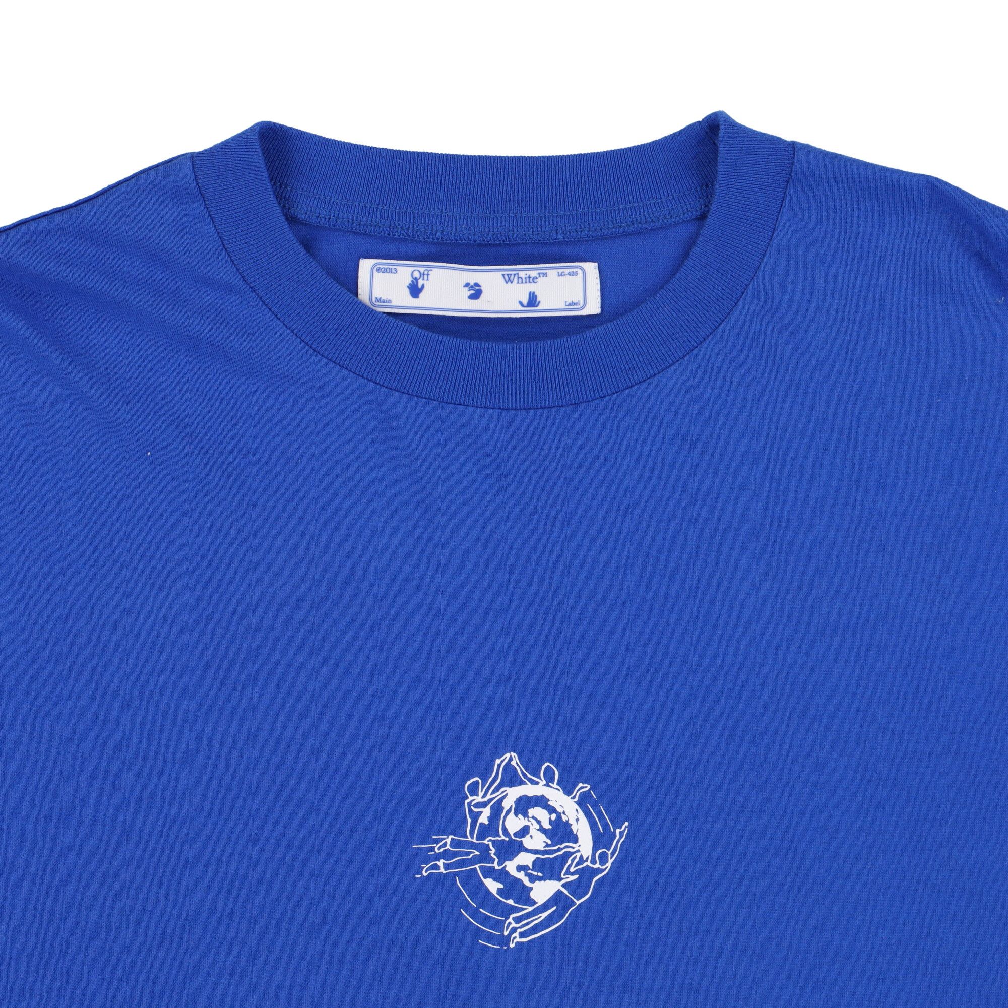 Off-White Blue Half Arrow Embroidered Oversized T-Shirt Size US M / EU 48-50 / 2 - 6 Thumbnail