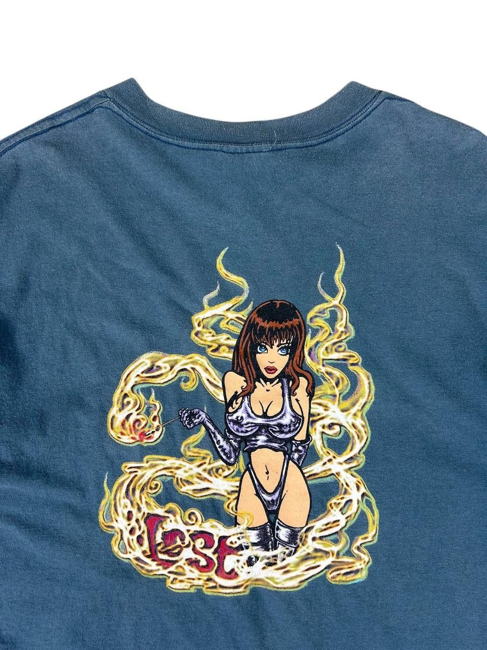 Hook-Ups Vintage 90s Lost Skateboards Sexy Girl Tee Size US L / EU 52-54 / 3 - 2 Thumbnail
