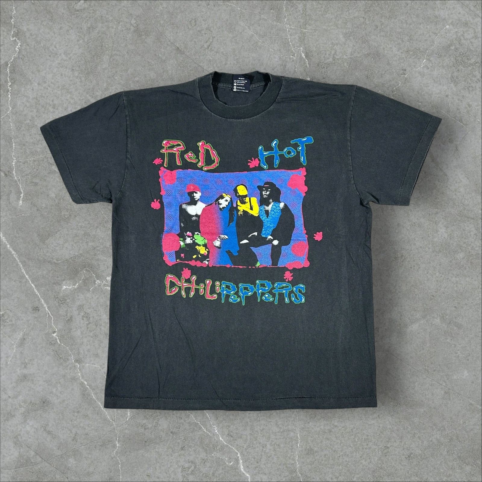 red hot chili peppers  Tシャツ giant S M 90's Giant ''RED HOT CHILI PEPPERS'' 精子プリントTシャツ