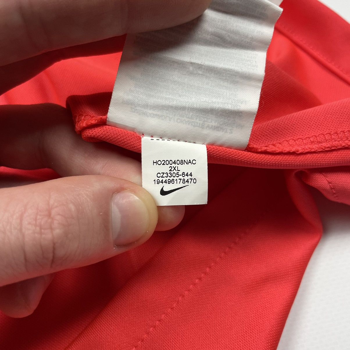 Nike Nike Liverpool FC 2020 AXA Training Soccer Jersey Size US XXL / EU 58 / 5 - 12 Thumbnail