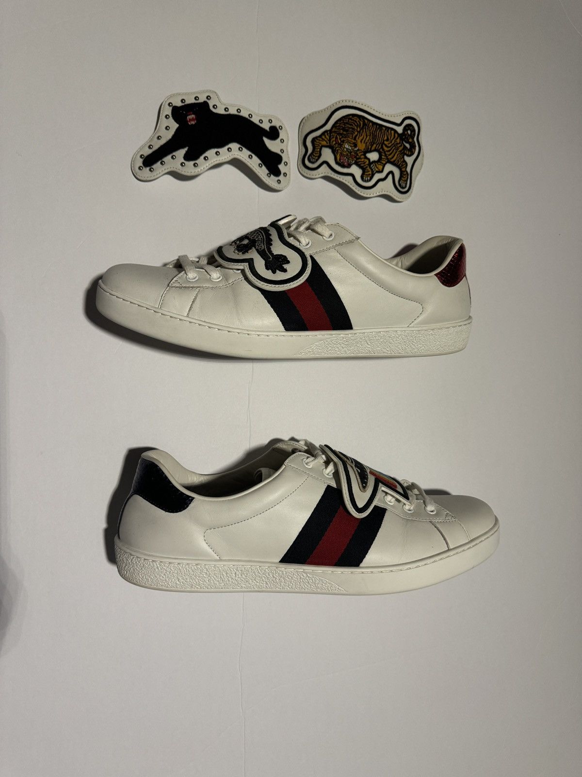 Gucci Gucci Ace Patches Mens Size 12.5G US13 Size US 13 / EU 46 - 1 Thumbnail
