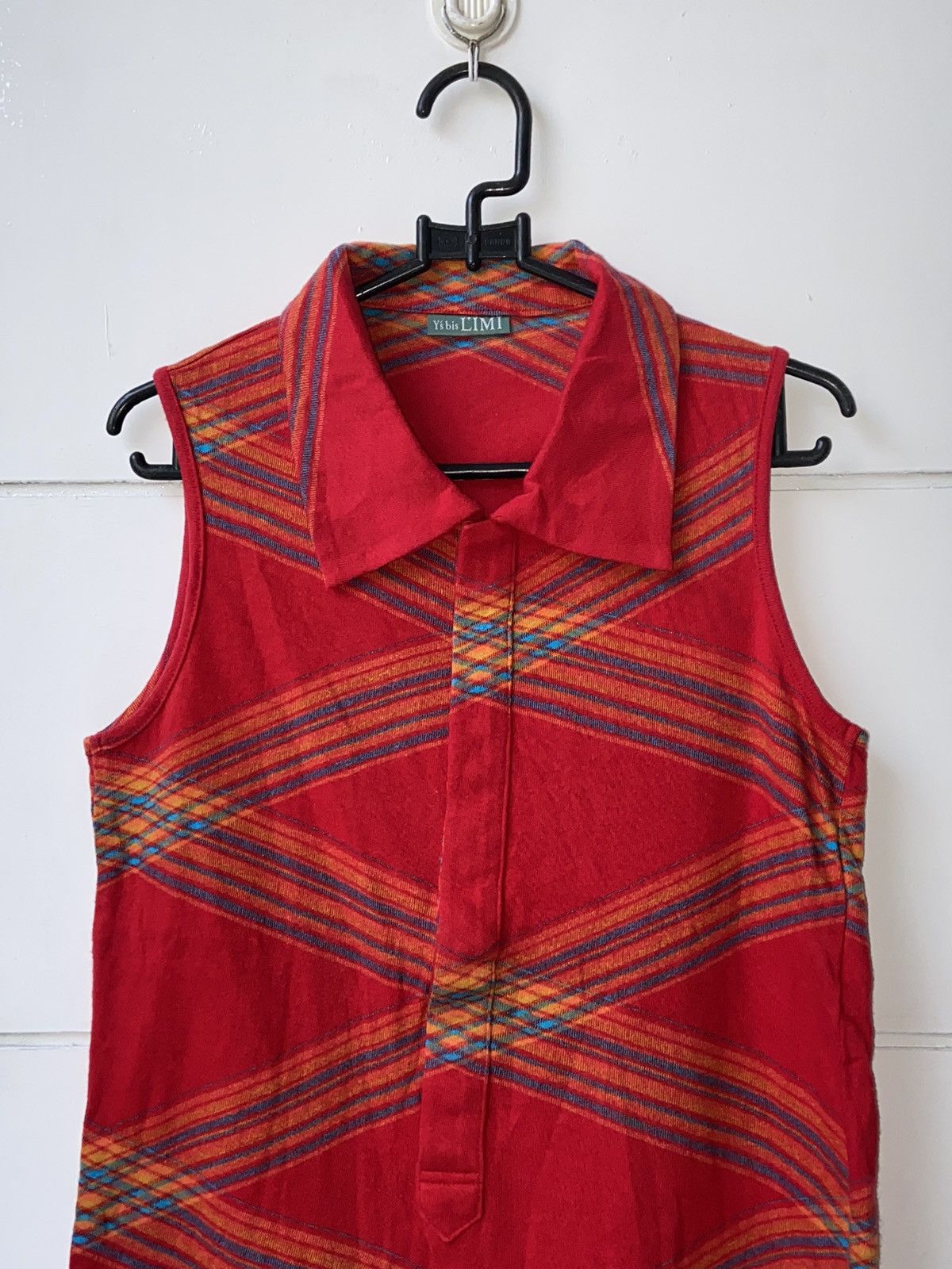 Limi Feu Y’S BIS LIMI Striped Sleeveless T-shirt Size US XS / EU 42 / 0 - 2 Thumbnail