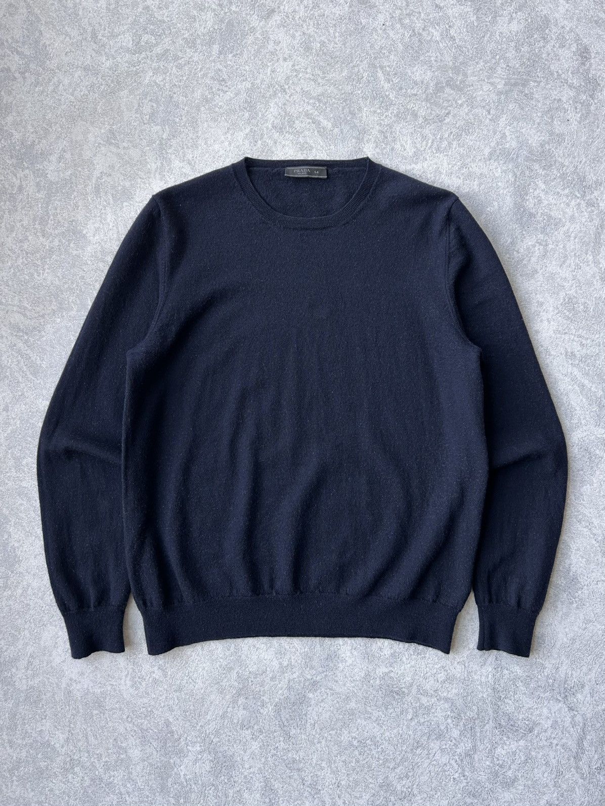 Prada Prada Milano Crew Neck Wool Sweater Size US S / EU 44-46 / 1 - 1 Thumbnail