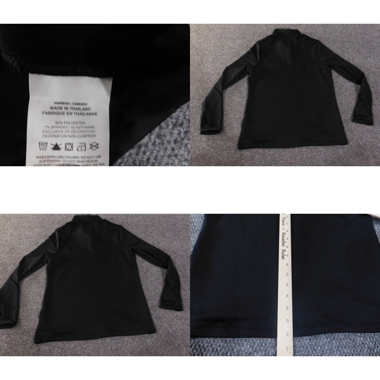 Nike Nike Sweatshirt Women Large Black 1/4 Zip Embroidered NCAA National Championship Pullover Basketball Activewear Size L / US 10 / IT 46 - 8 Thumbnail