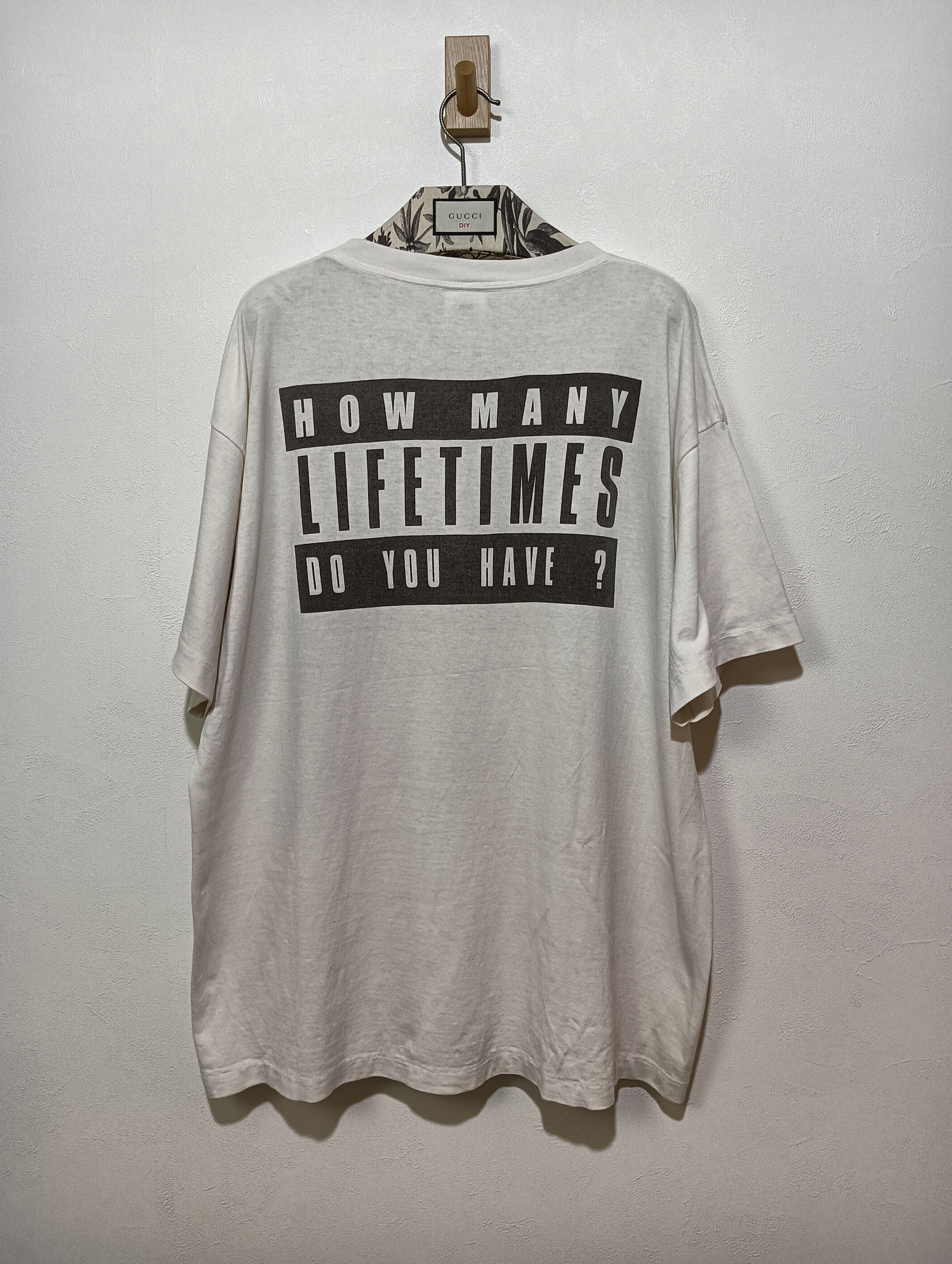 DENIM TEARS × Saint Michael 2 Lives Crew Tee Size US L / EU 52-54 / 3 - 2 Thumbnail