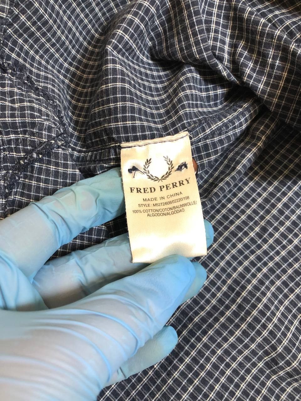 Fred Perry Vintage FRED PERRY Cotton Plaid Button Down Shirt Size US L / EU 52-54 / 3 - 3 Thumbnail