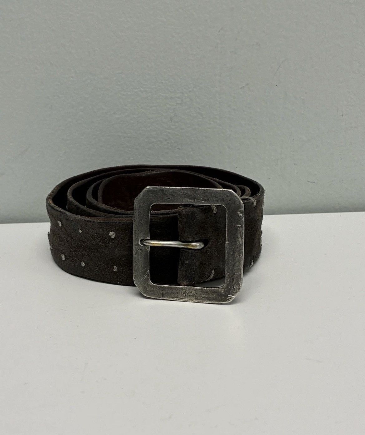 John Varvatos Suede Knotted Belt 36 Size 36 - 3 Thumbnail