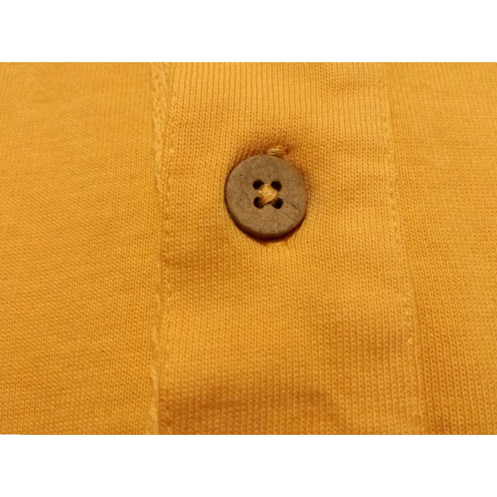 The Territory Ahead Territory Ahead Polo Shirt Orange 2XL Mens Short Sleeve Button-Up 100% Cotton Solid Orange Polo Shirt Size US XXL / EU 58 / 5 - 5 Thumbnail