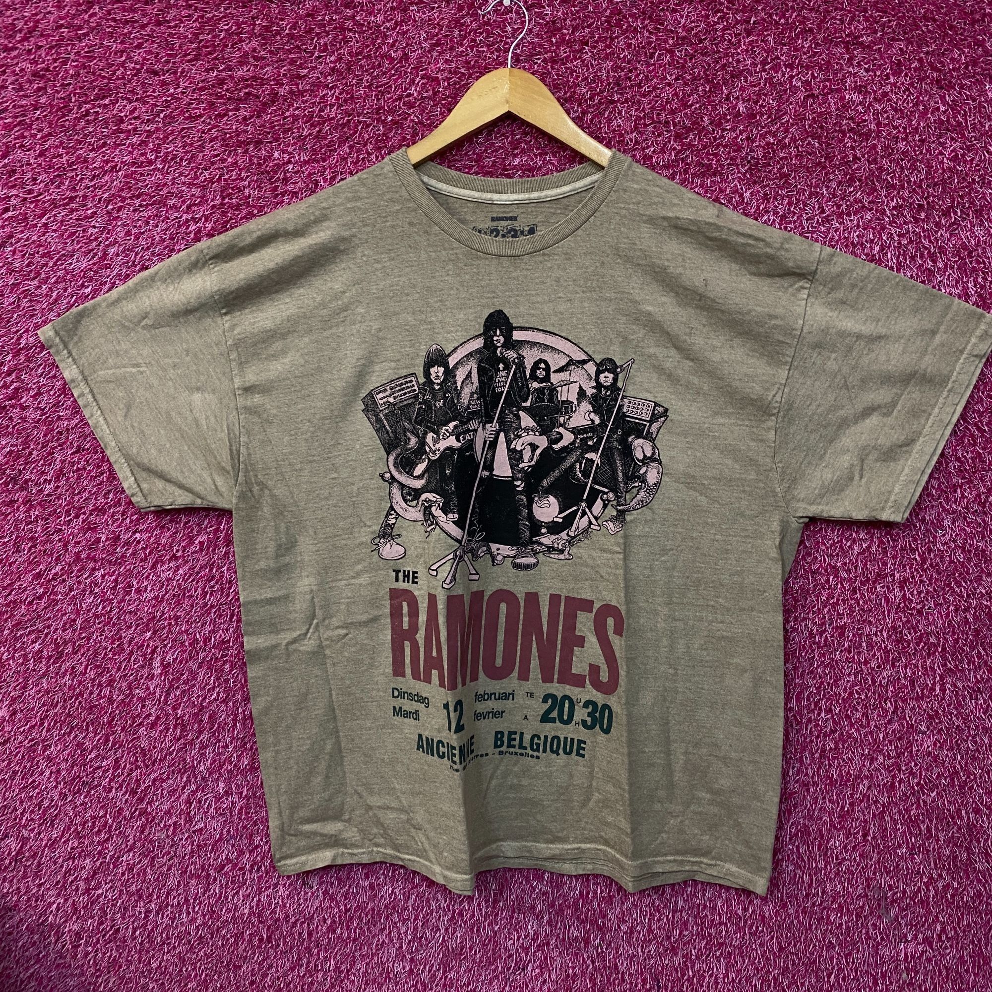 Other Ramones Belgique Concert Art Graphic T-shirt XL Size US XL / EU 56 / 4 - 1 Thumbnail