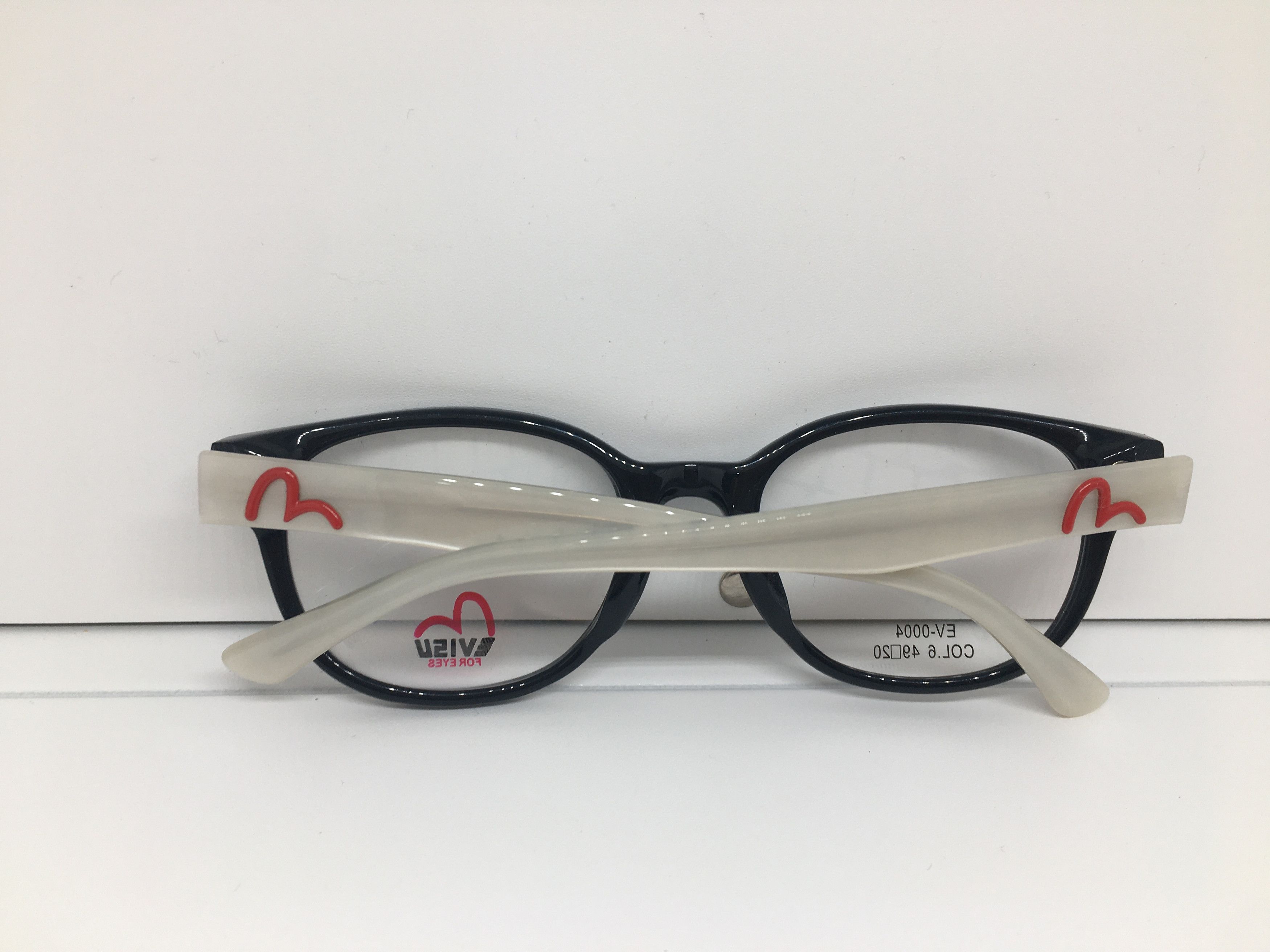 Evisu Evisu EV-0004 Keyhole Bridge Eyeglasses Frame Size ONE SIZE - 9 Thumbnail