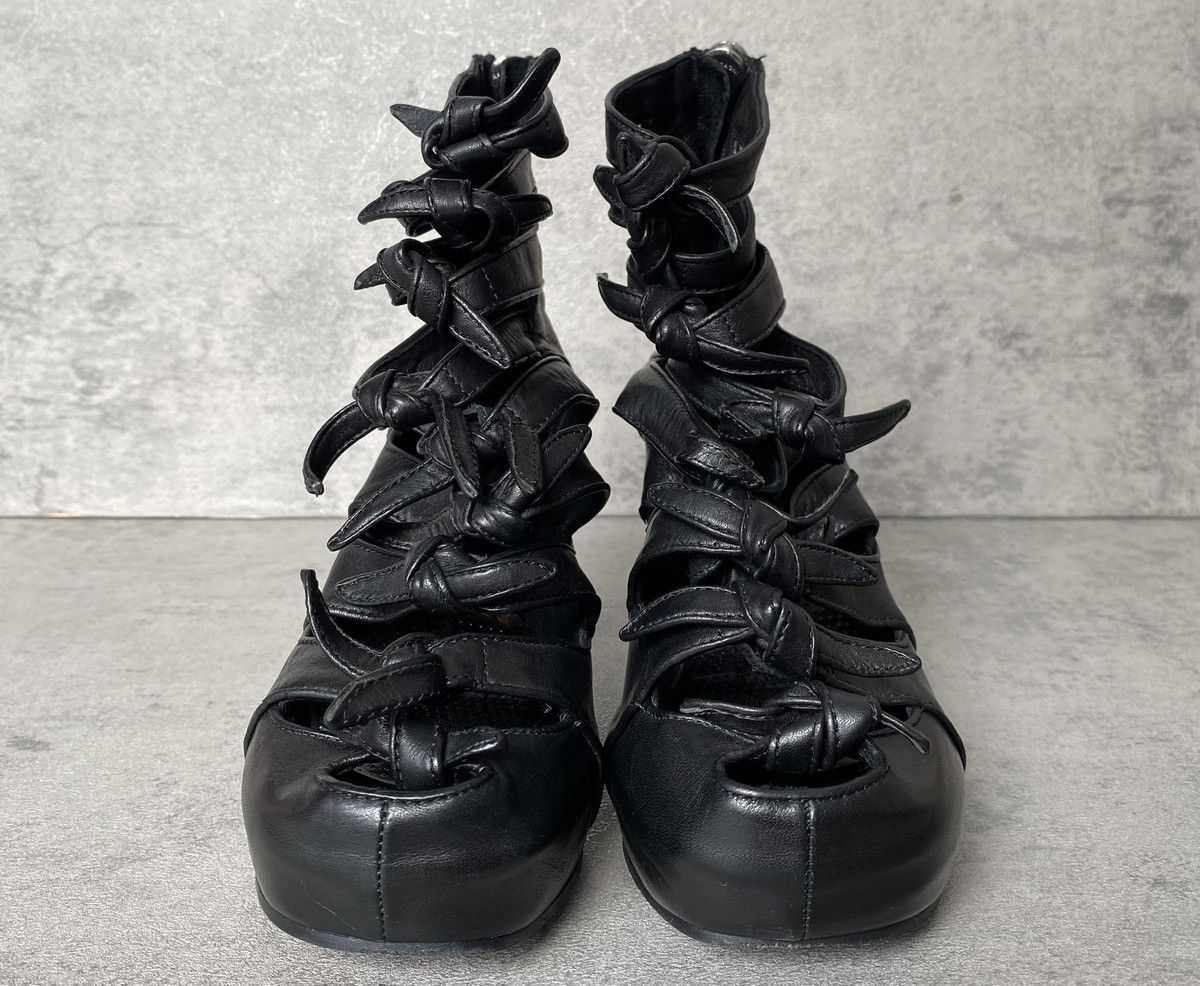Rick Owens RICK OWENS - SS11 RHINO LEATHER WEDGES Size US 5 / IT 35 - 6 Thumbnail
