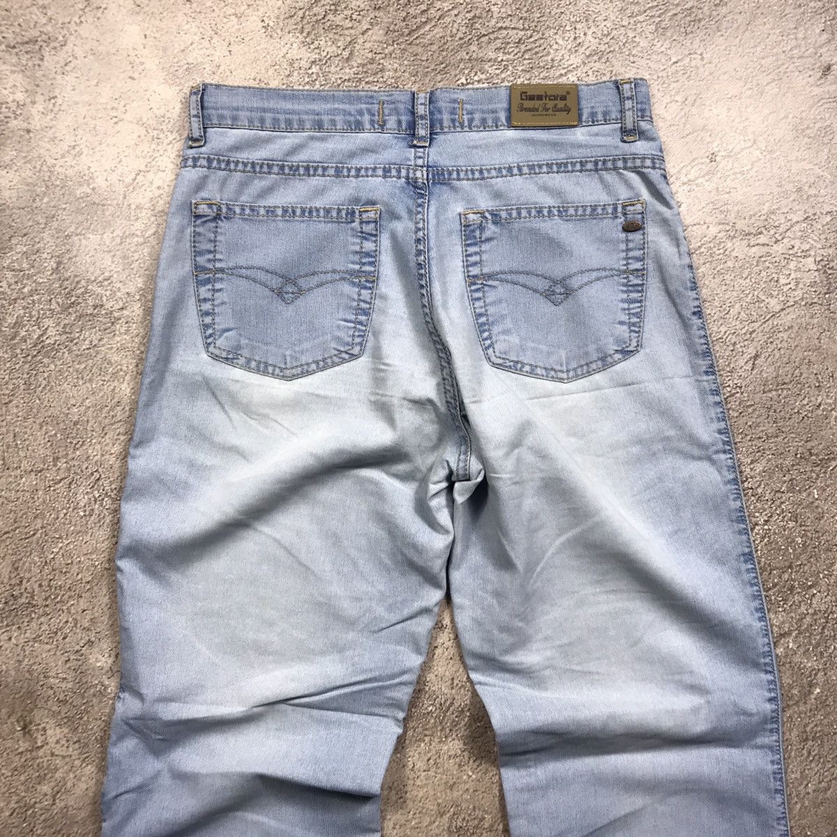 Vintage Vintage Y2K Distressed Flared Baggy Jeans Skate Grunge 28 Size 28" / US 6 / IT 42 - 5 Thumbnail