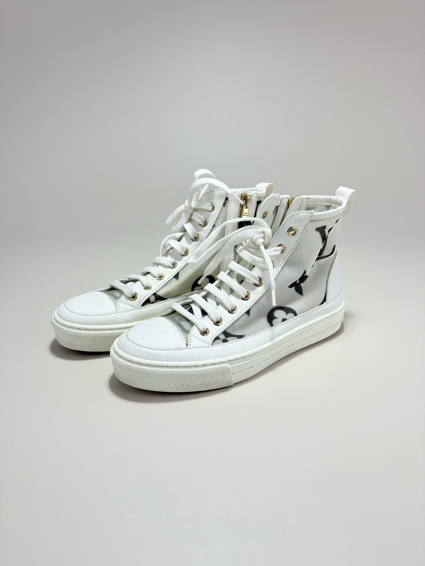 Louis Vuitton Louis Vuitton Stellar High-Top Sneakers Size US 5.5 / IT 35.5 - 1 Thumbnail
