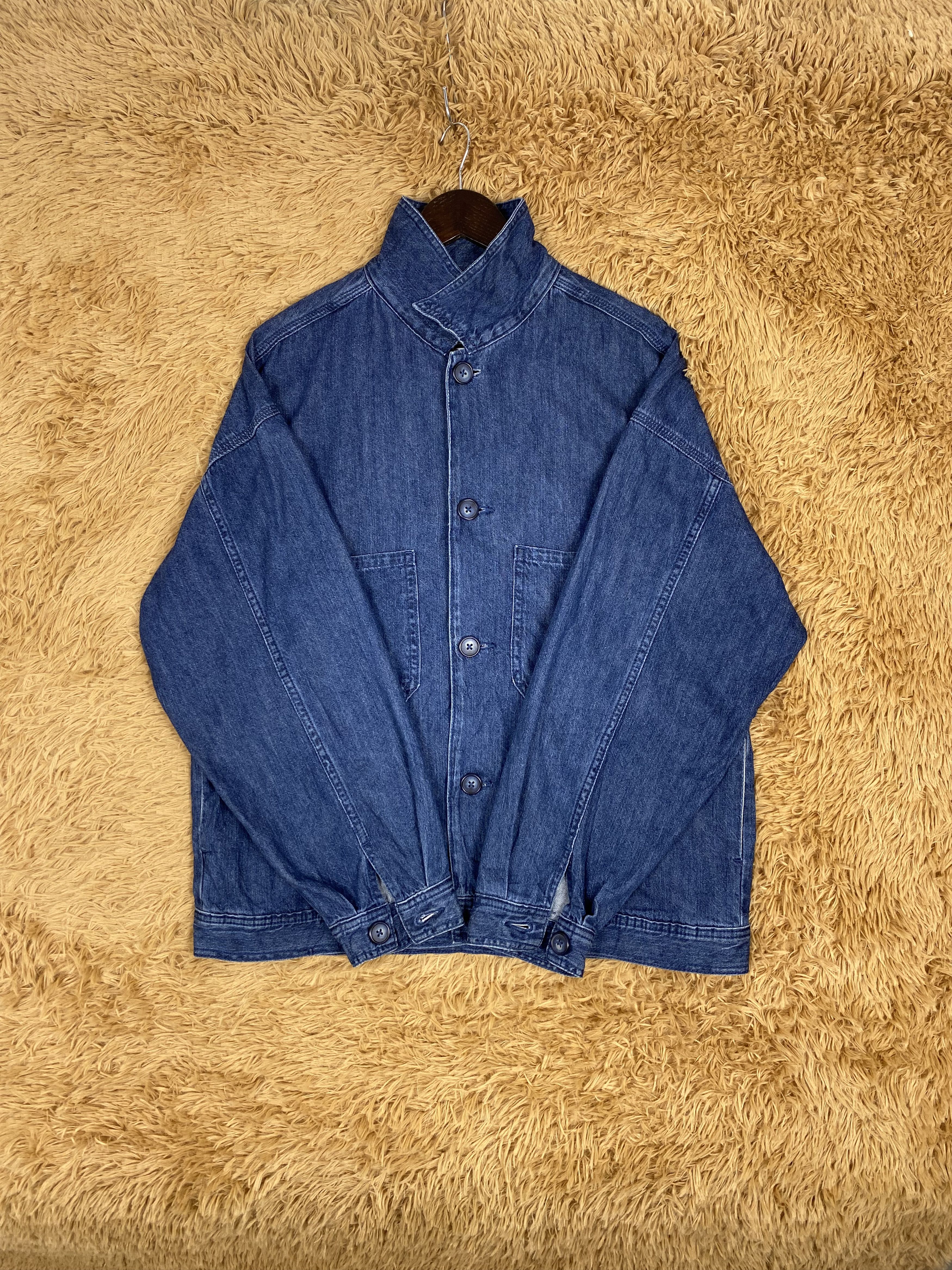 GU × Japanese Brand Vintage GU Denim Jacket Size US S / EU 44-46 / 1 - 3 Thumbnail