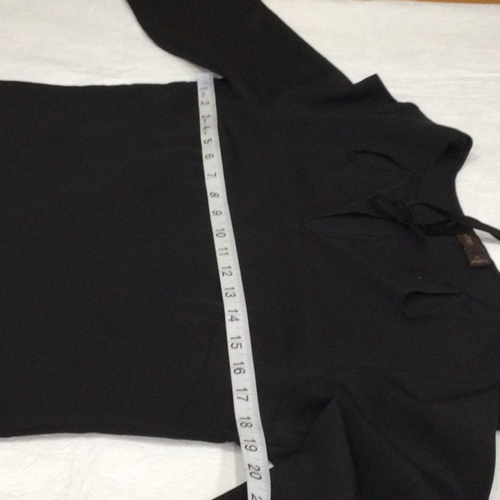 Other The Limited Black Front Key Hole Tie Neckline Blouse Size S Size S / US 4 / IT 40 - 13 Thumbnail
