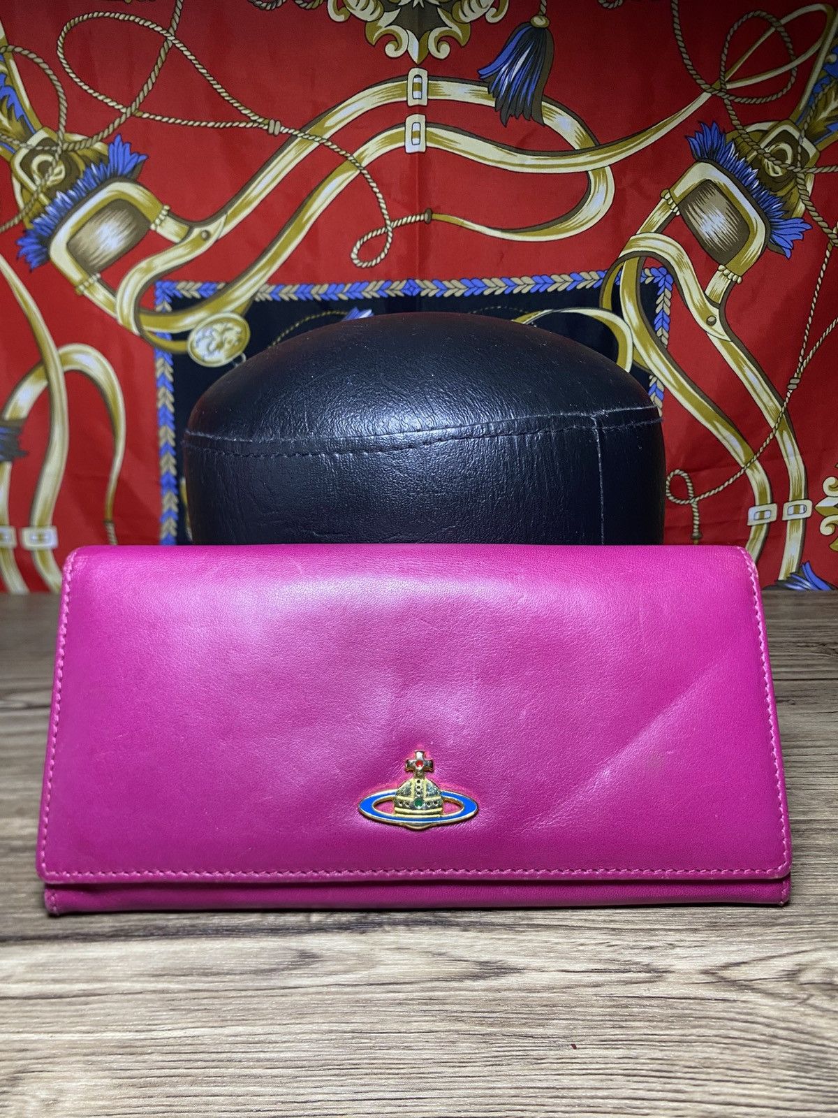 Vivienne Westwood Vivienne Westwood Nappa Leather Long Wallet Size ONE SIZE - 1 Thumbnail